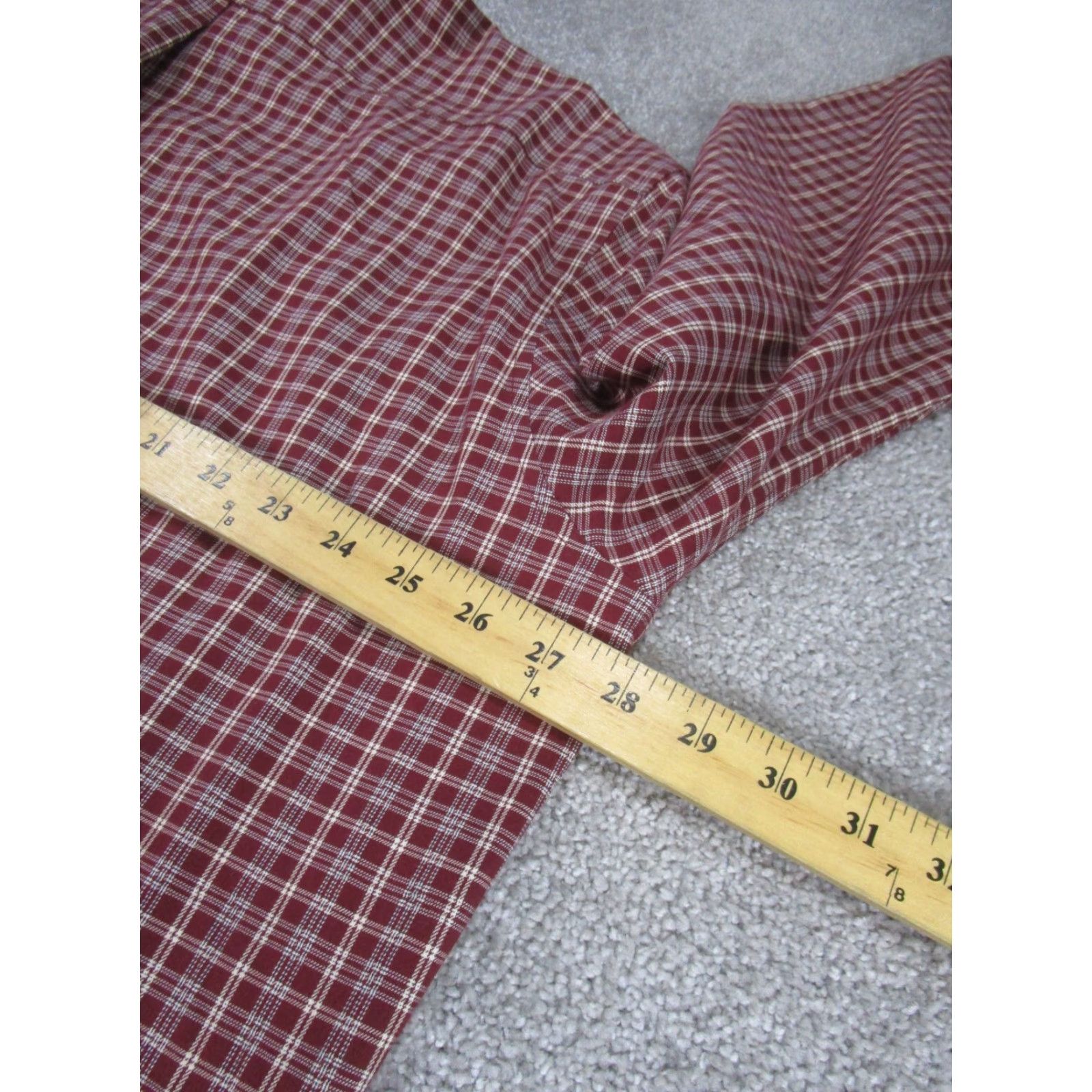 Vintage VINTAGE L.L. Bean Button-Up Shirt Mens 2XL Red Plaid Cotton Long Sleeve Outdoor Size US XXL / EU 58 / 5 - 5 Thumbnail
