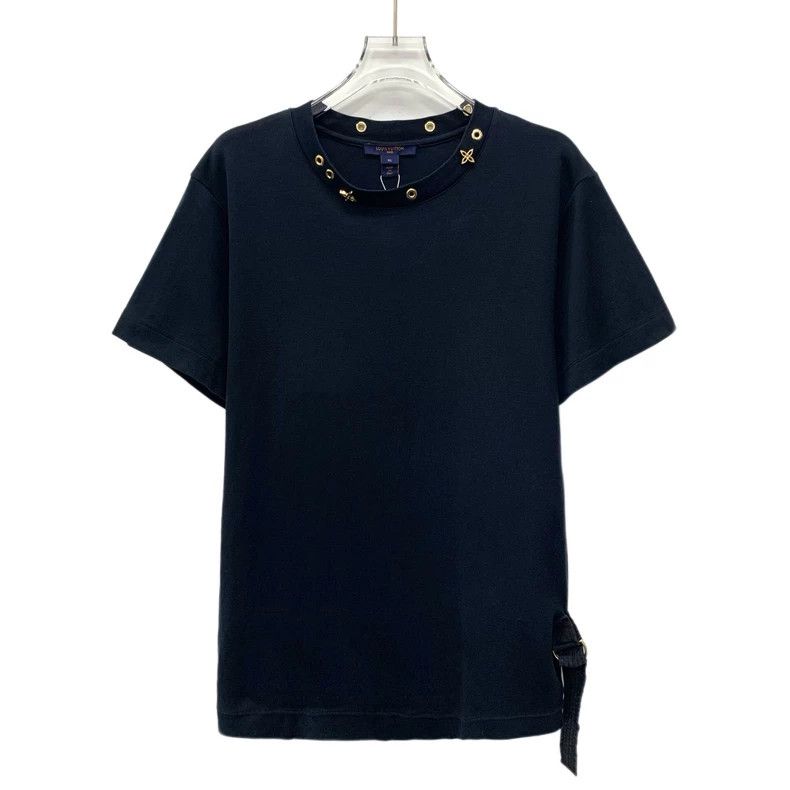 Louis Vuitton Louis Vuitton Cotton crew neck short sleeve tee with black Size US XL / EU 56 / 4 - 1 Thumbnail