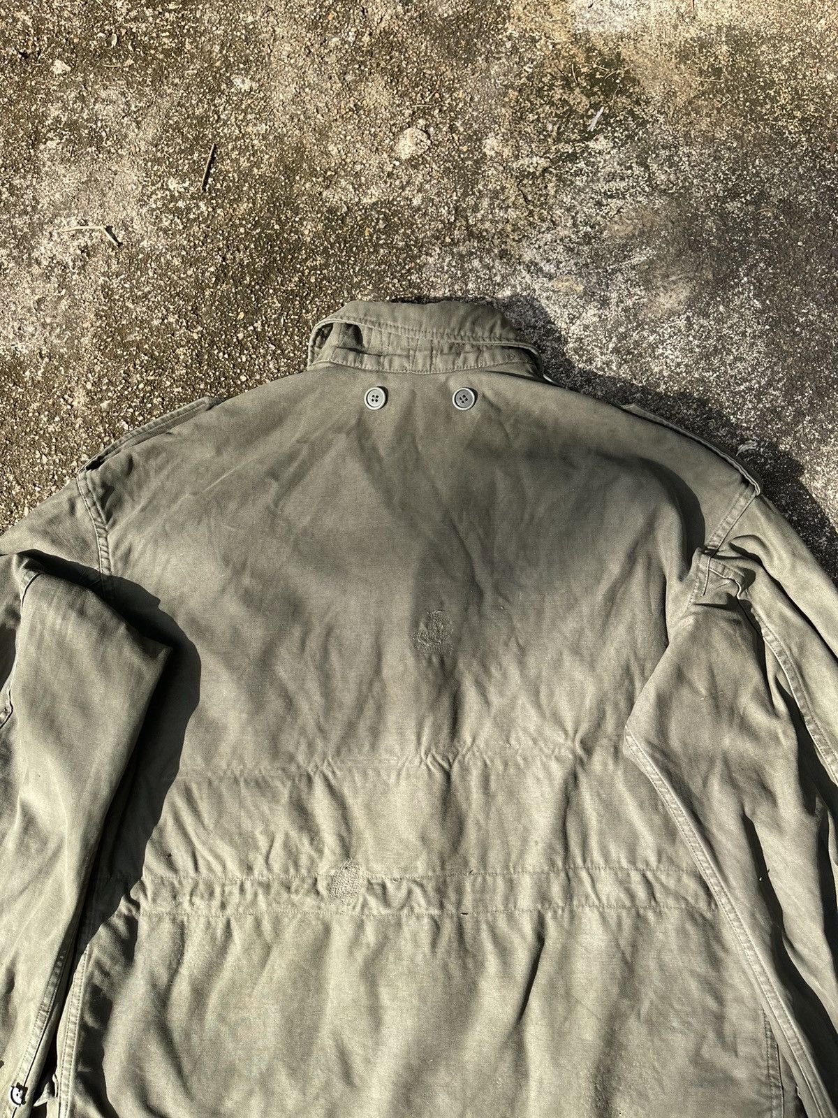 Vintage Vintage German Military M-65 Field Jacket (Faded Olive) Size US XL / EU 56 / 4 - 9 Thumbnail