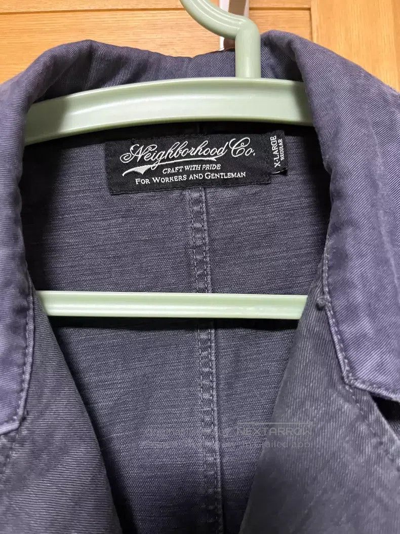 Neighborhood Neighborhood French Workwear Washed Jacket Size US XL / EU 56 / 4 - 2 Thumbnail