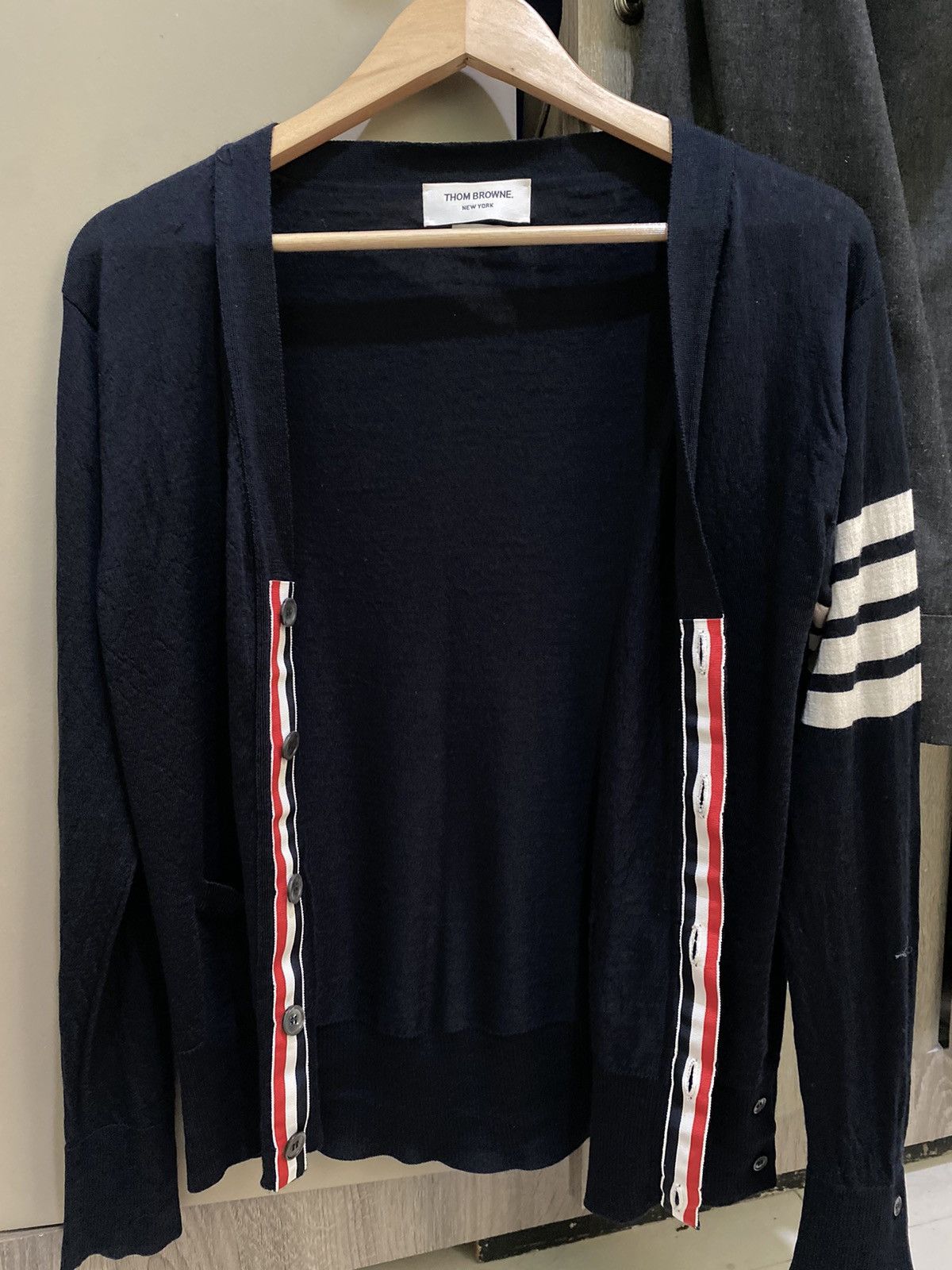 Designer × Thom Browne Thom browne v neck cardigan Size US M / EU 48-50 / 2 - 6 Thumbnail