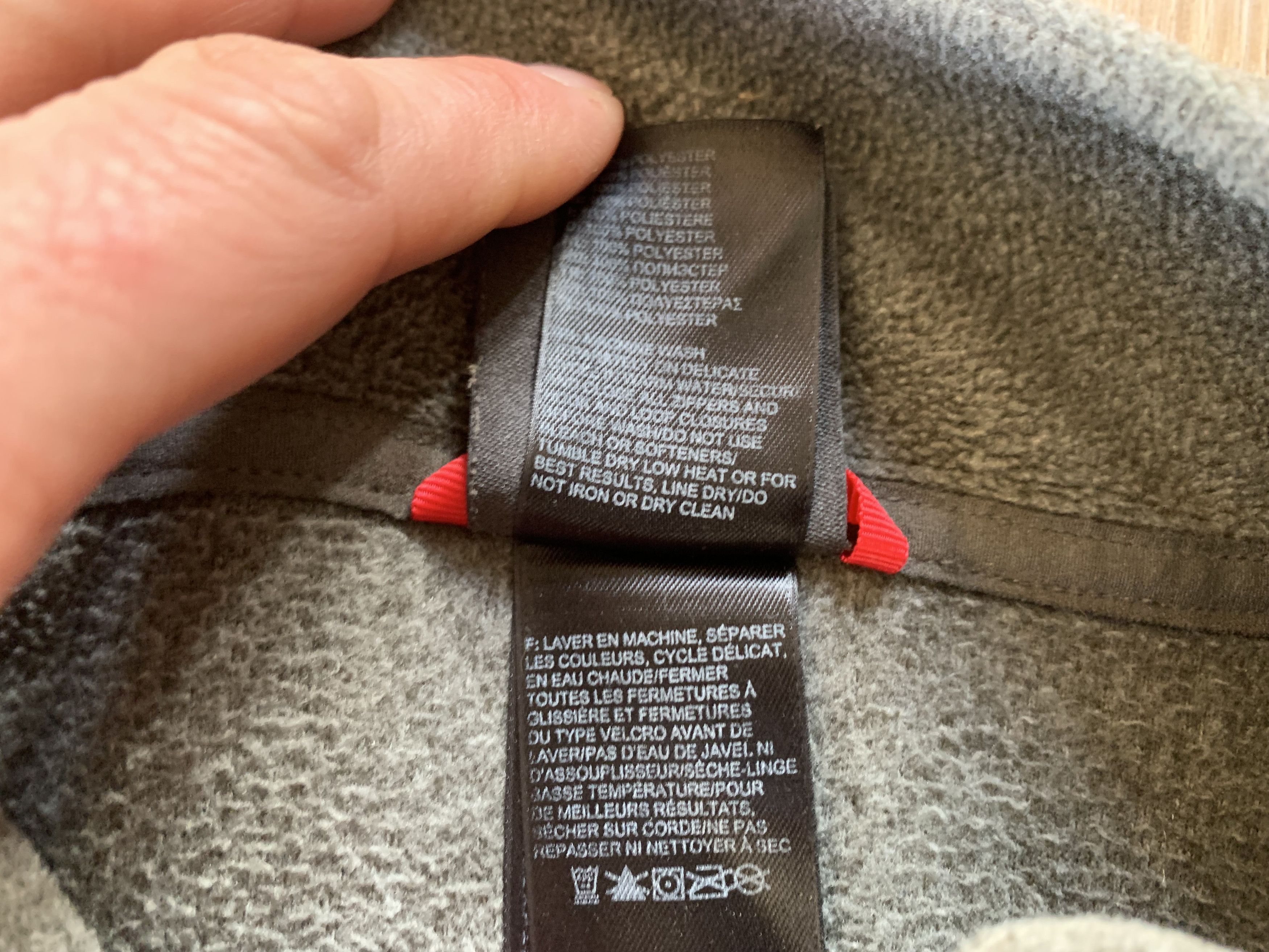 The North Face Mens The North Face Fleece Grey Polartec Jacket Size US L / EU 52-54 / 3 - 11 Thumbnail