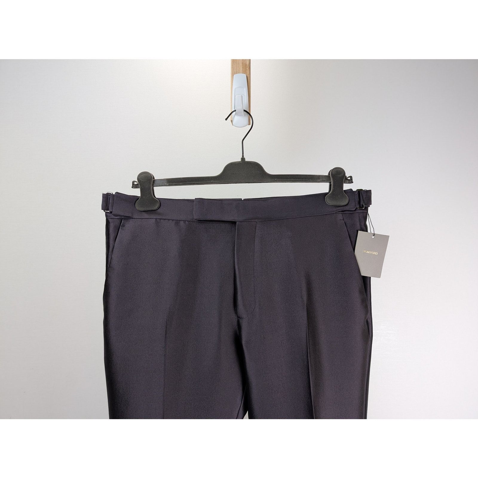 Tom Ford o1rshd1 Casual Pants in Dark Purple/Black Size US 38 / EU 54 - 2 Thumbnail