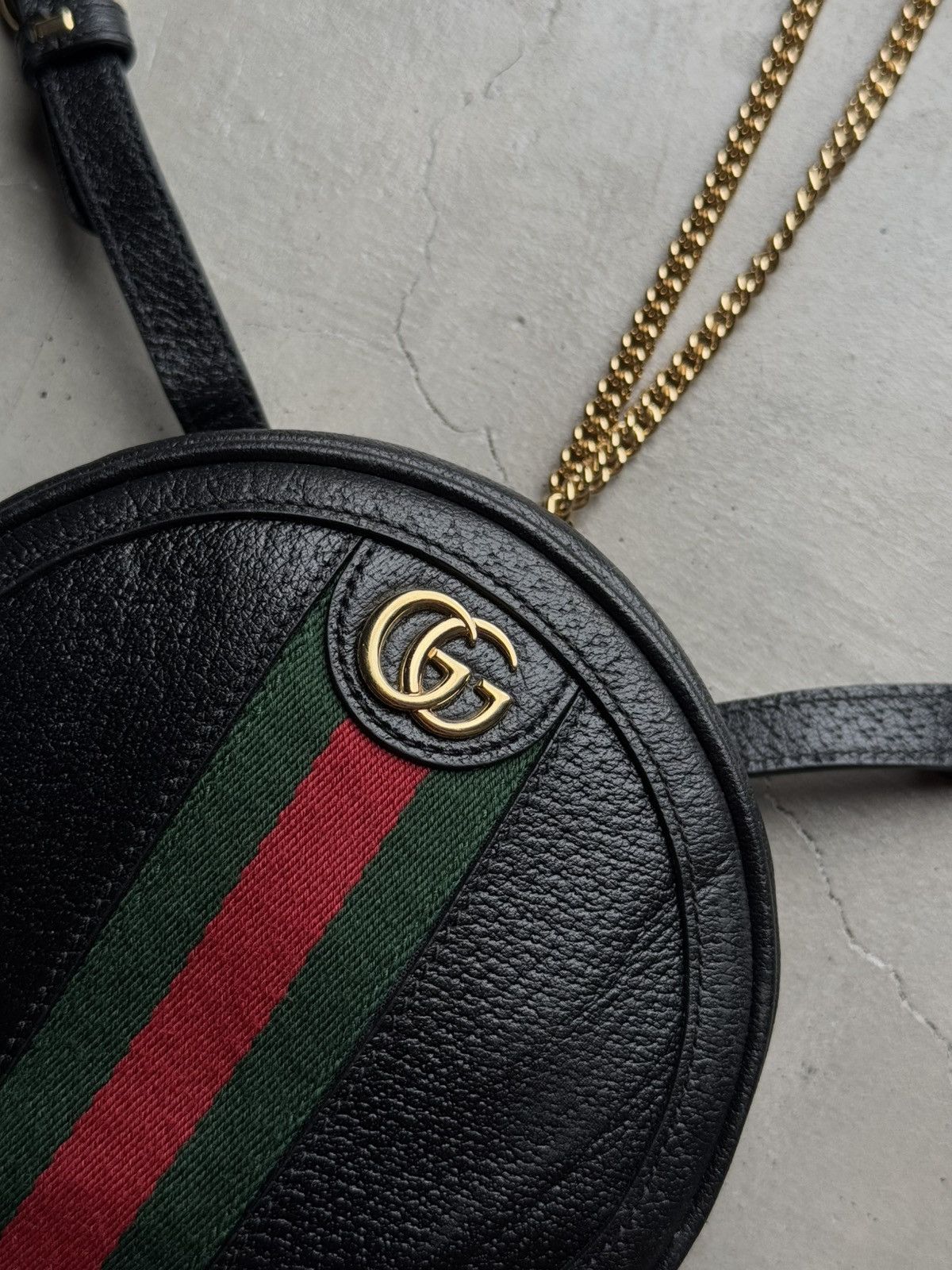 Gucci Gucci Black Ophidia Mini Backpack Size ONE SIZE - 7 Thumbnail
