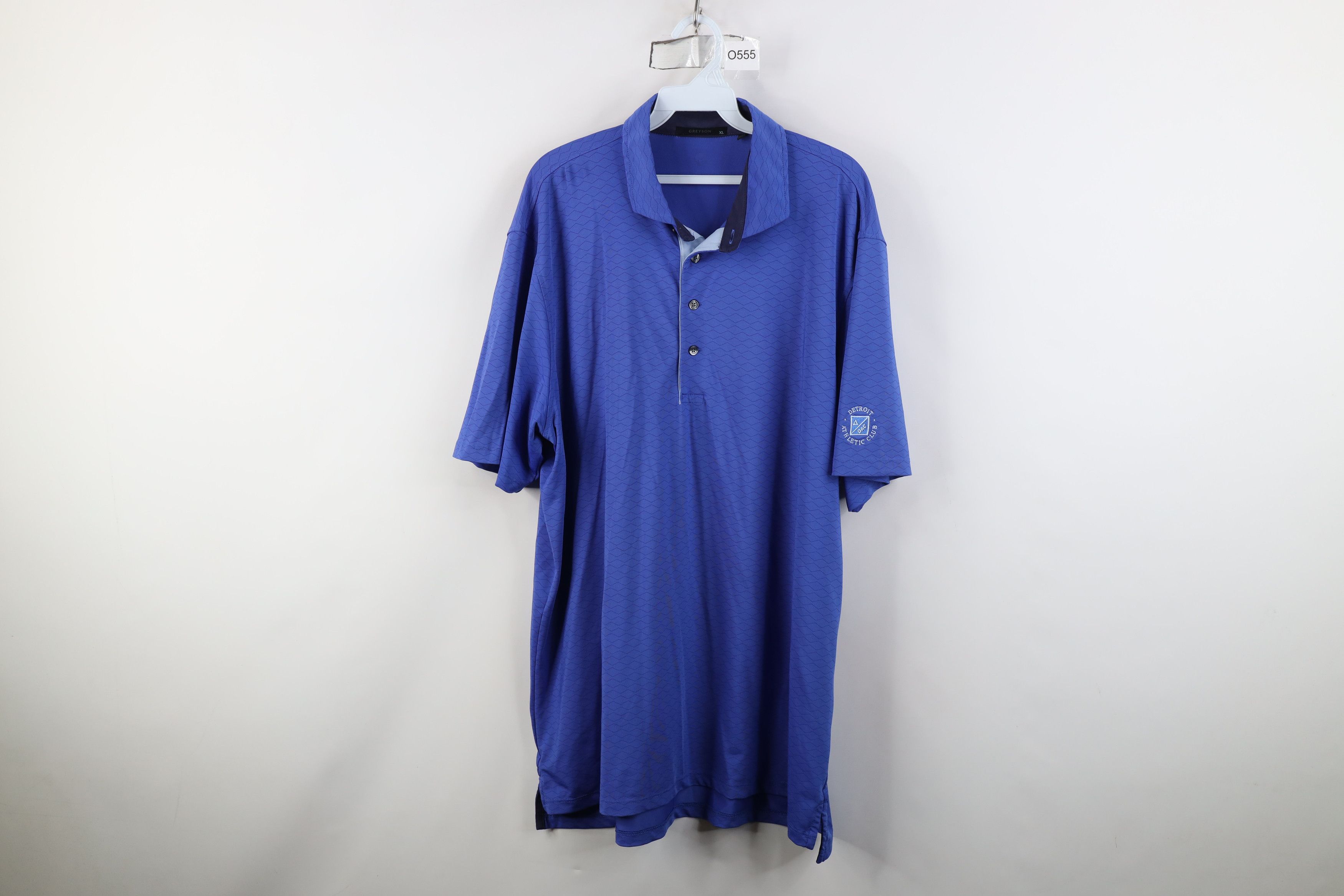 Grenson Greyson Clothiers Athletic Club Striped Knit Golf Polo Shirt Size US XL / EU 56 / 4 - 1 Thumbnail