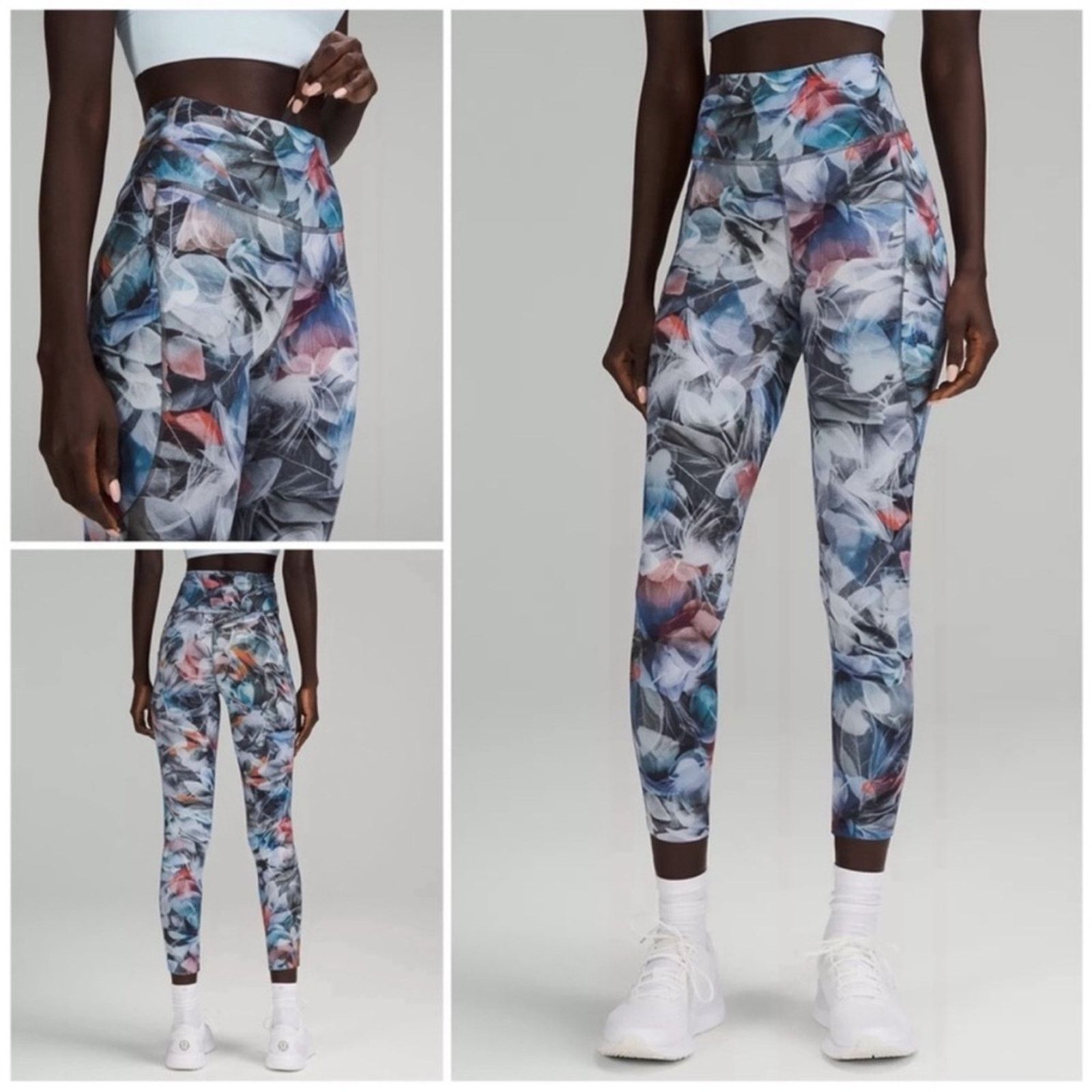 Lululemon NEW! LULULEMON Fast Free High Rise Tight 25” Pockets Floral Size 27" / US 4 / IT 40 - 3 Thumbnail