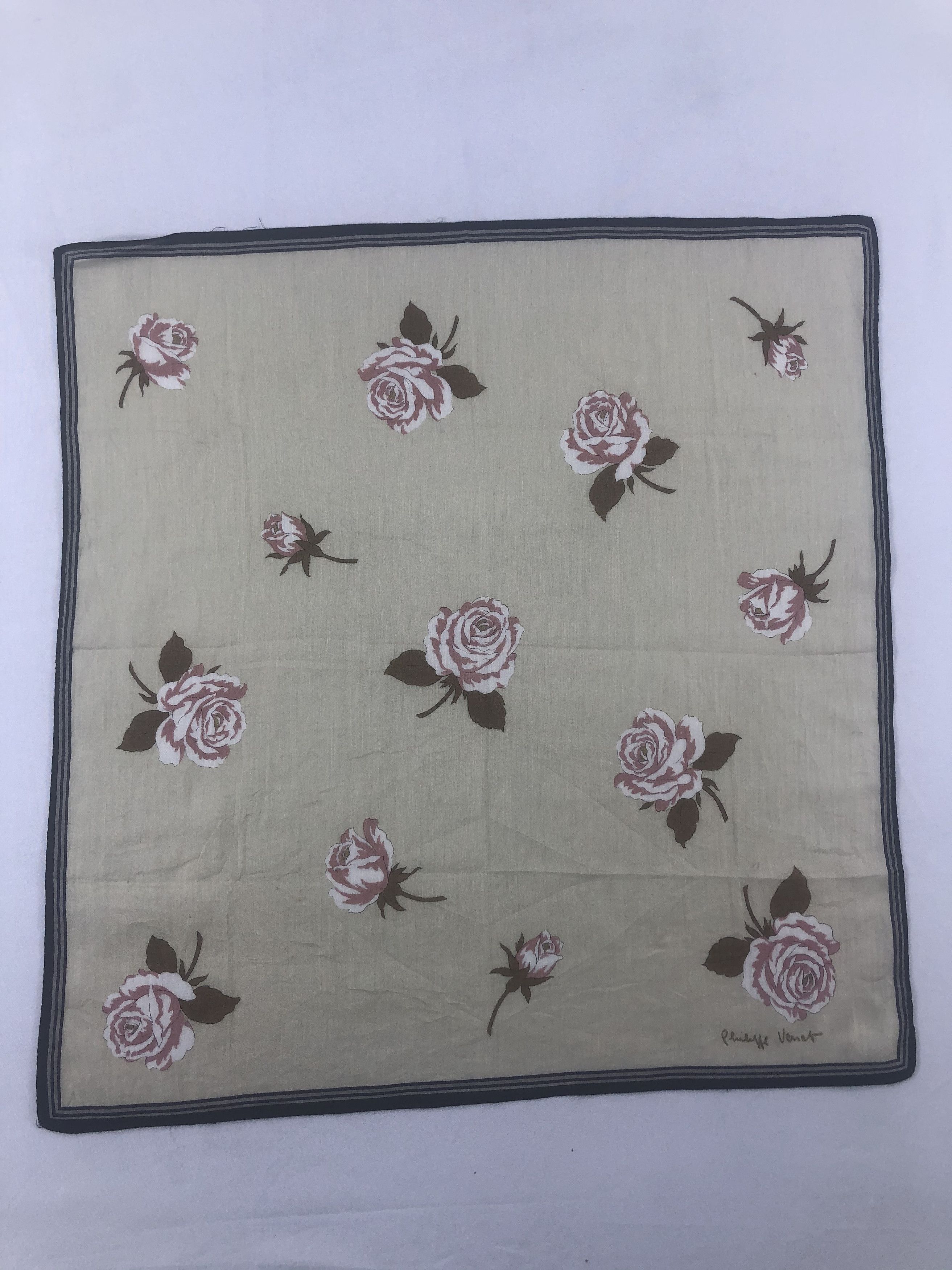 Vintage Philippe Venet Handkerchief / Bandana / Neckerchief Size ONE SIZE - 3 Thumbnail