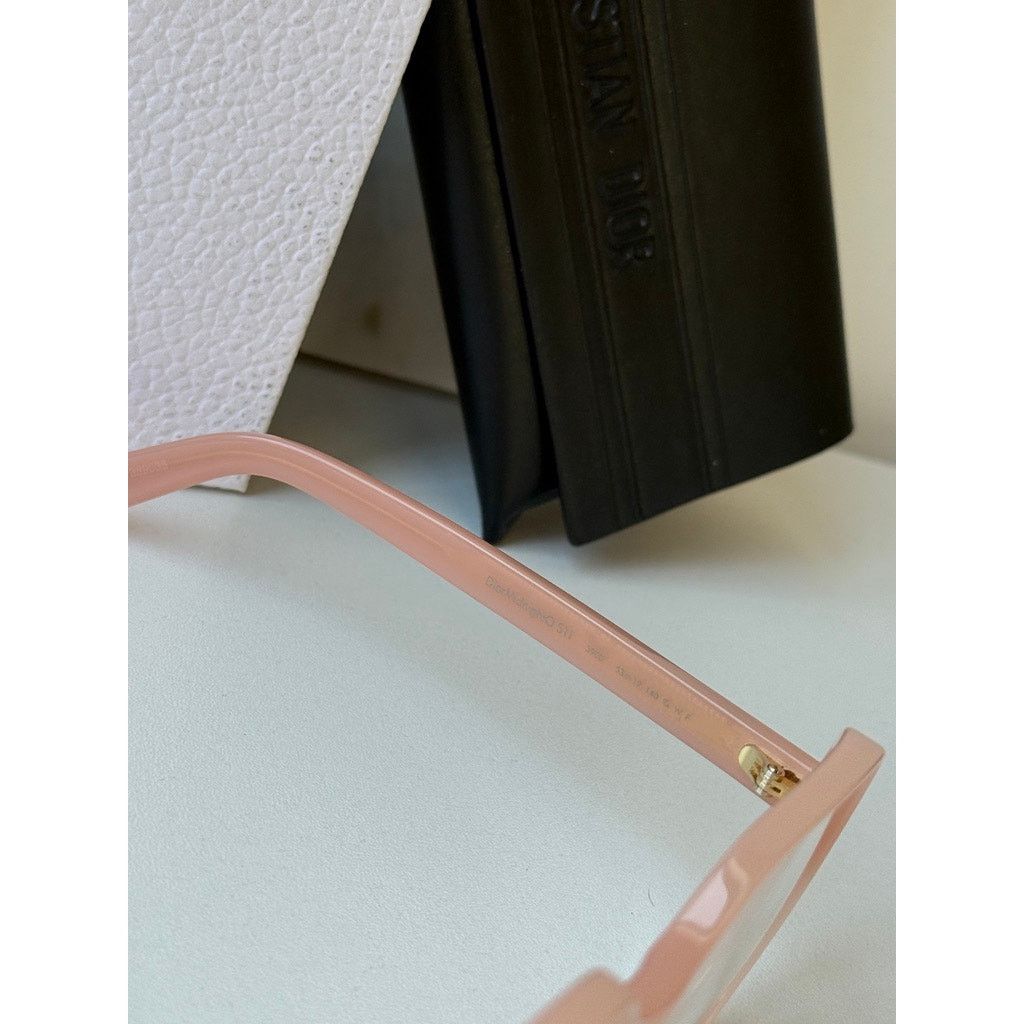 Dior NEW Dior DiorMidnightO S1I Square Eyeglasses Frames in Pink Size ONE SIZE - 7 Thumbnail