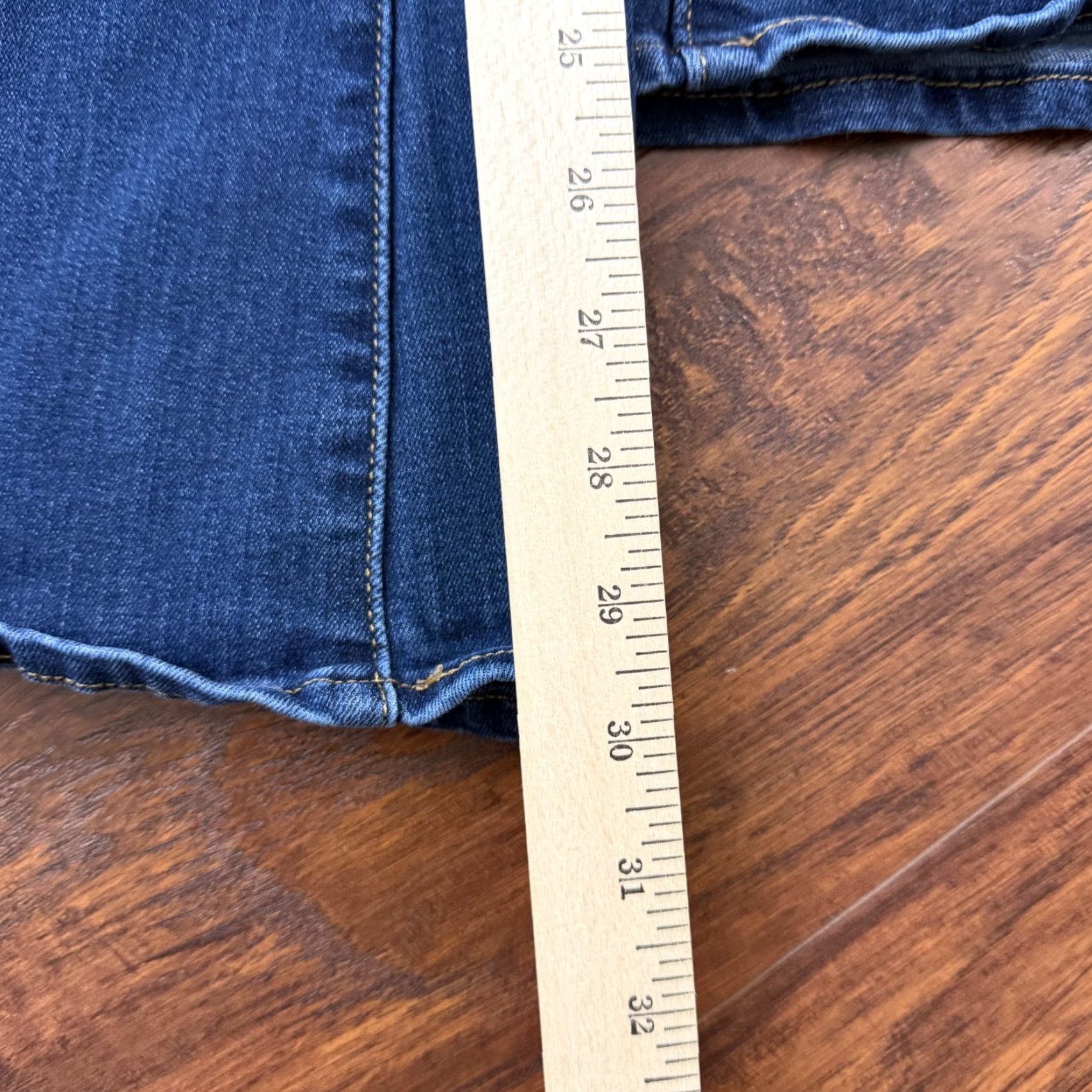 Levi's Levis Jeans Womens 25 Flare High Rise Dark Wash Stretch Denim Casual 22x30 Size 42" / US 20 - 6 Thumbnail