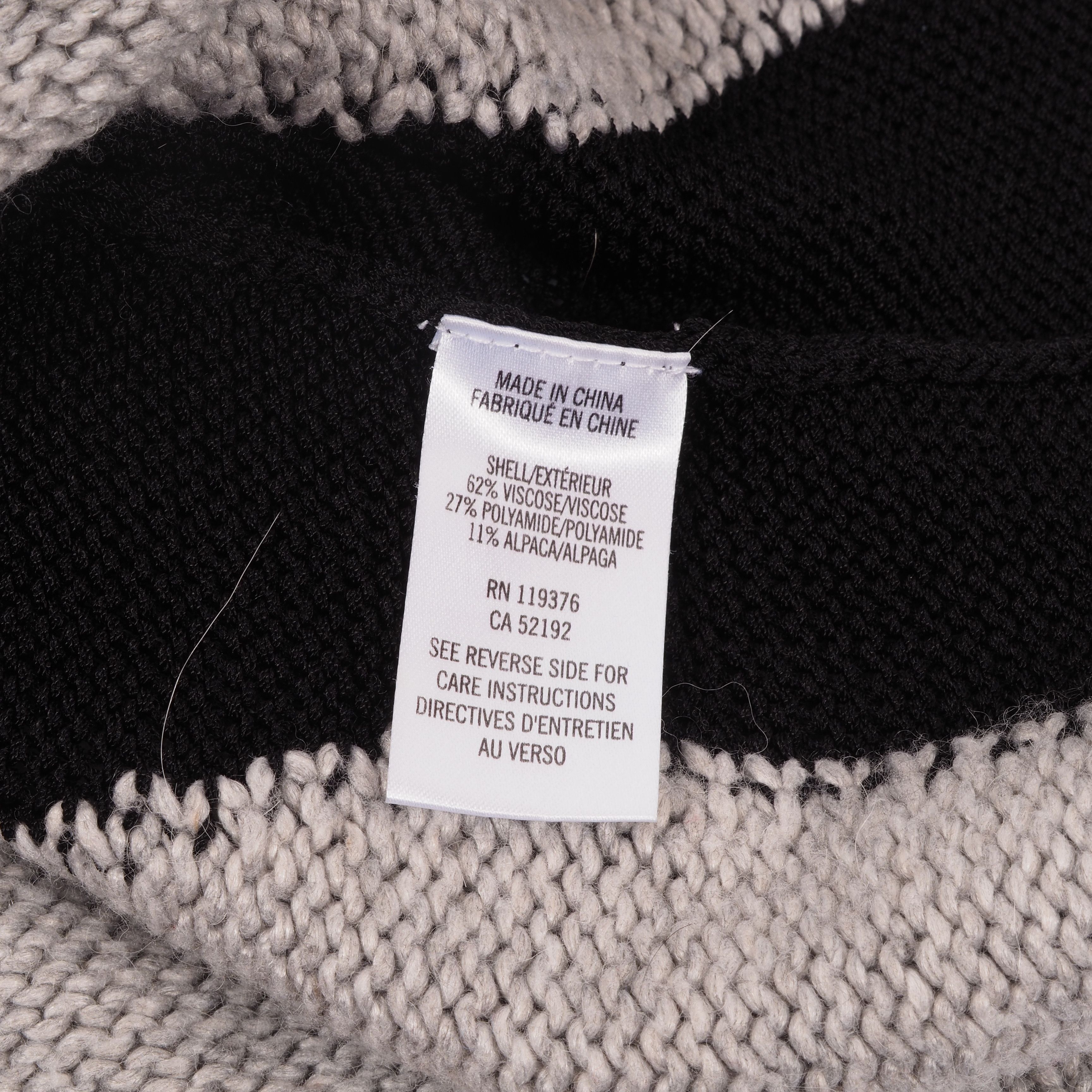 Helmut Lang Helmut Lang Obstructed Borders Black Gray Knit Sweater Size S / US 4 / IT 40 - 5 Thumbnail