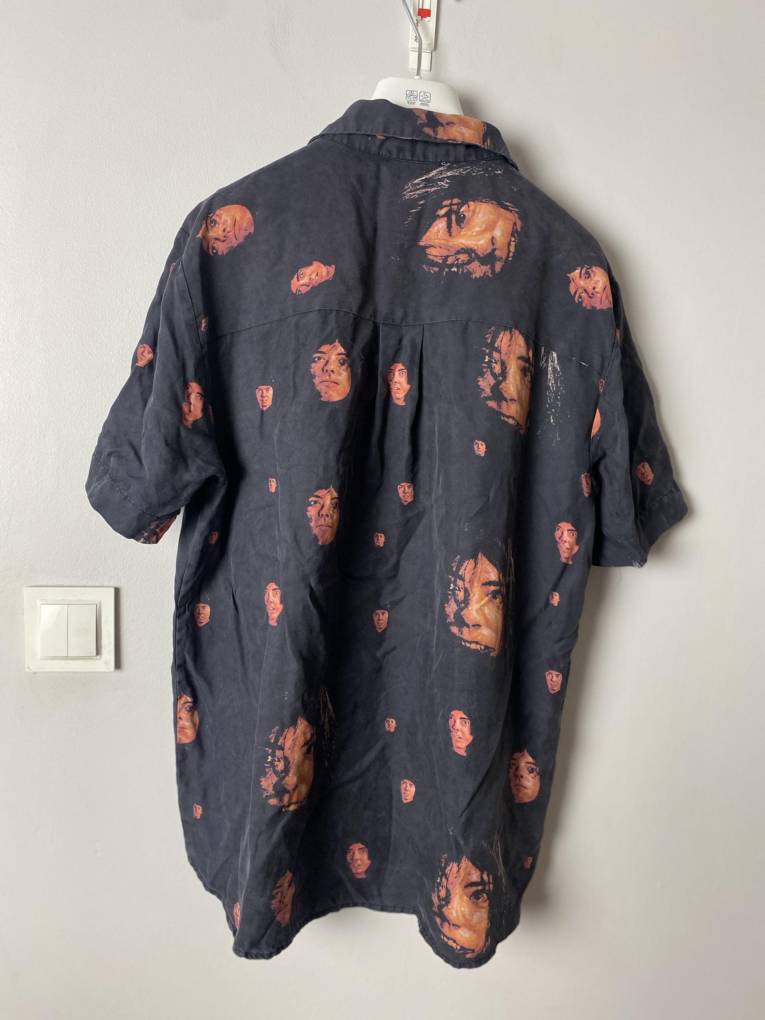Soulland Soulland avant garde shirt silk faces ZEV Size US M / EU 48-50 / 2 - 5 Thumbnail
