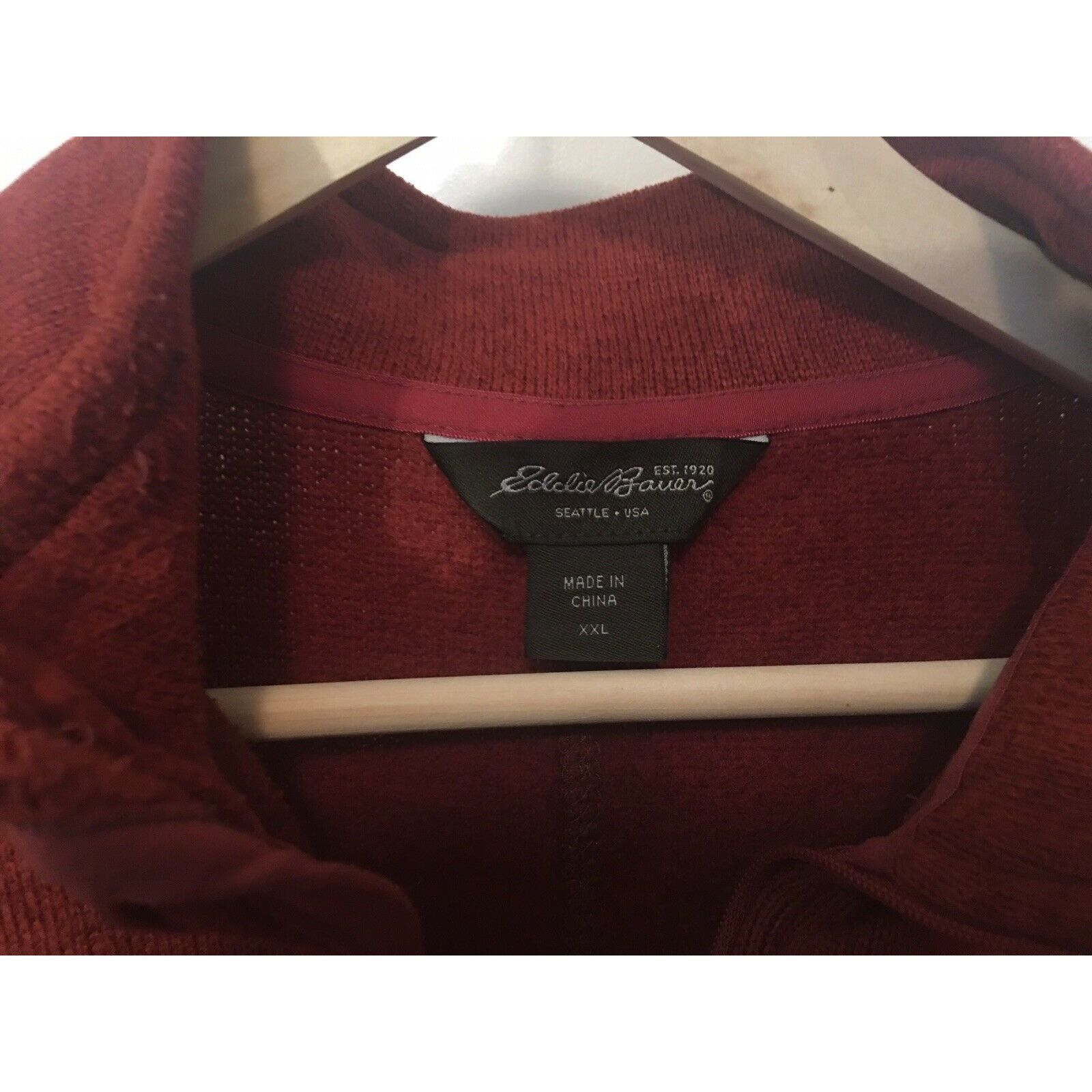 Eddie Bauer Eddie Bauer Men’s Sz XXL 1/4 Zip Pullover Sweater Orange ZIP Size US XXL / EU 58 / 5 - 2 Thumbnail