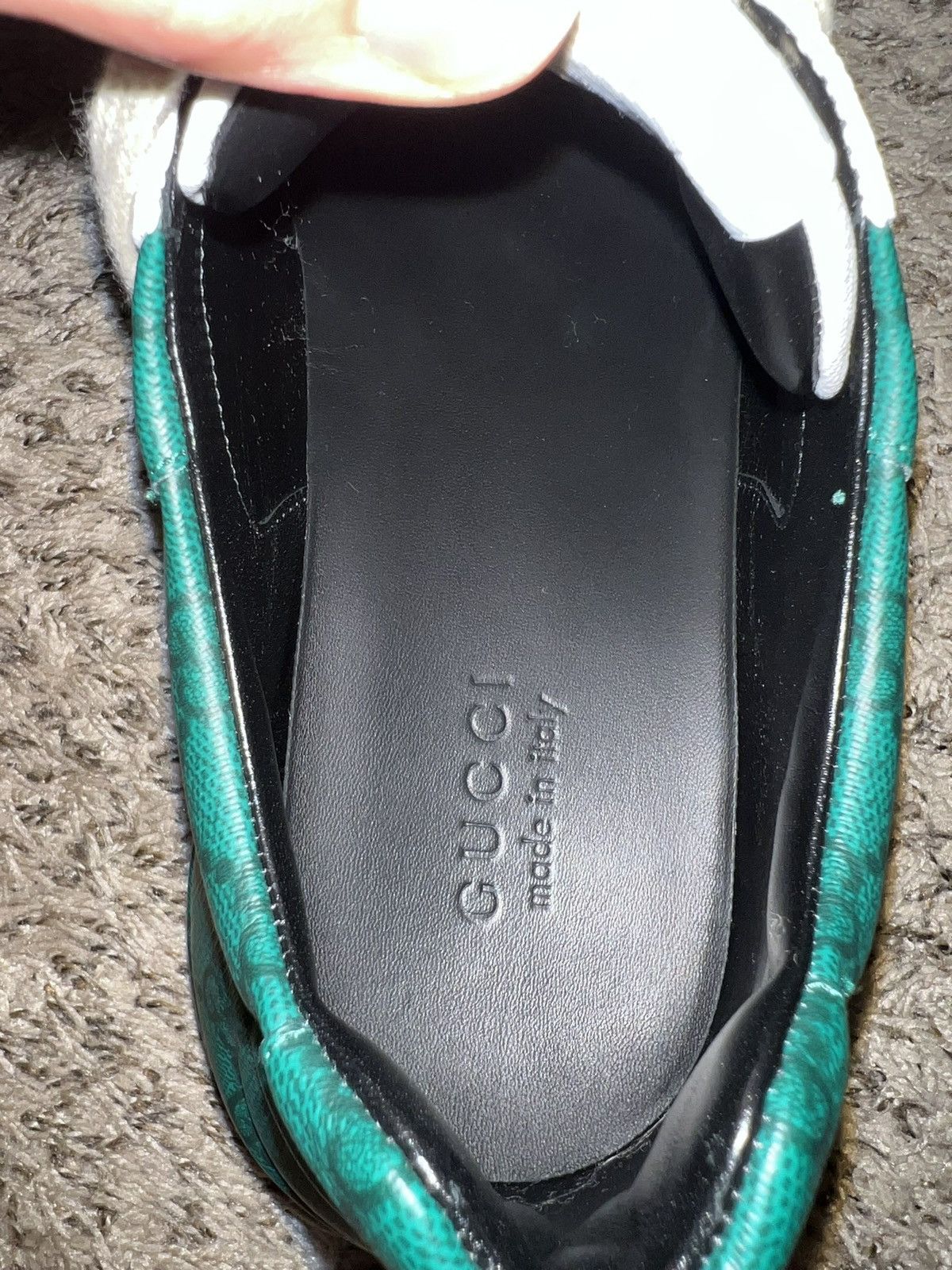 Gucci Gucci GG Rhyton Green Black Size US 11.5 / EU 44-45 - 5 Thumbnail