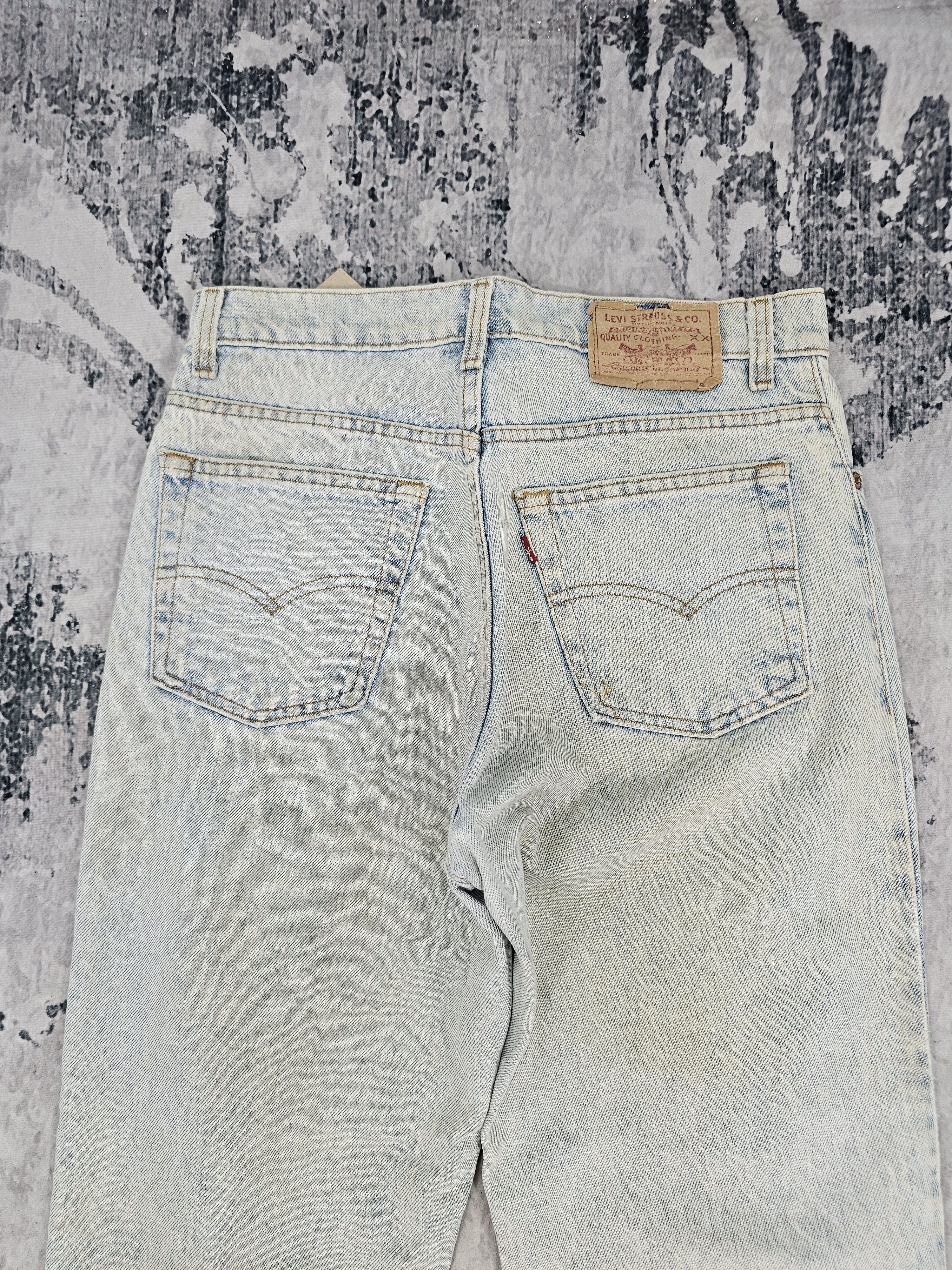 Levi's Vintage Clothing Vtg 80's LEVIS 610 Stain Rusty Ripped Size 31X29 Jeans L0433 Size US 31 - 9 Thumbnail
