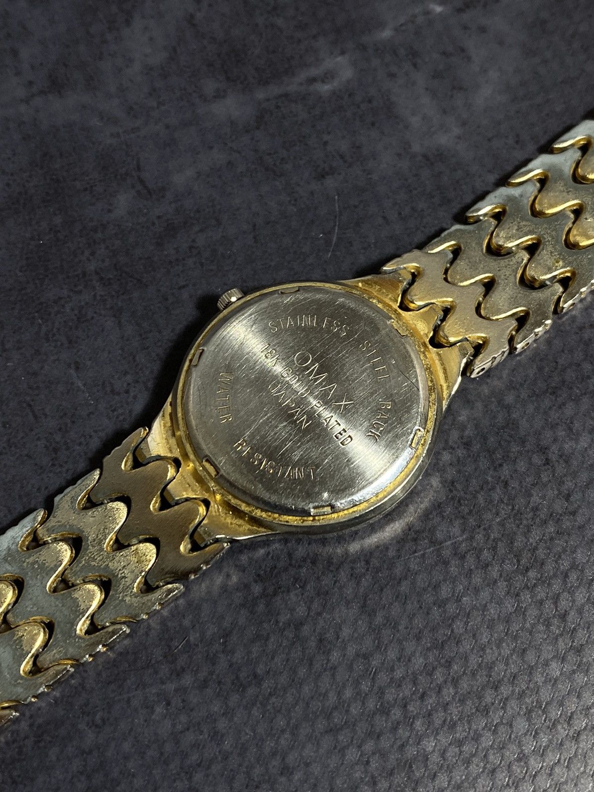 Hysteric Glamour Omax Gold-Tone Vintage Watch, Elegant Design Japanese Brand Size ONE SIZE - 6 Thumbnail