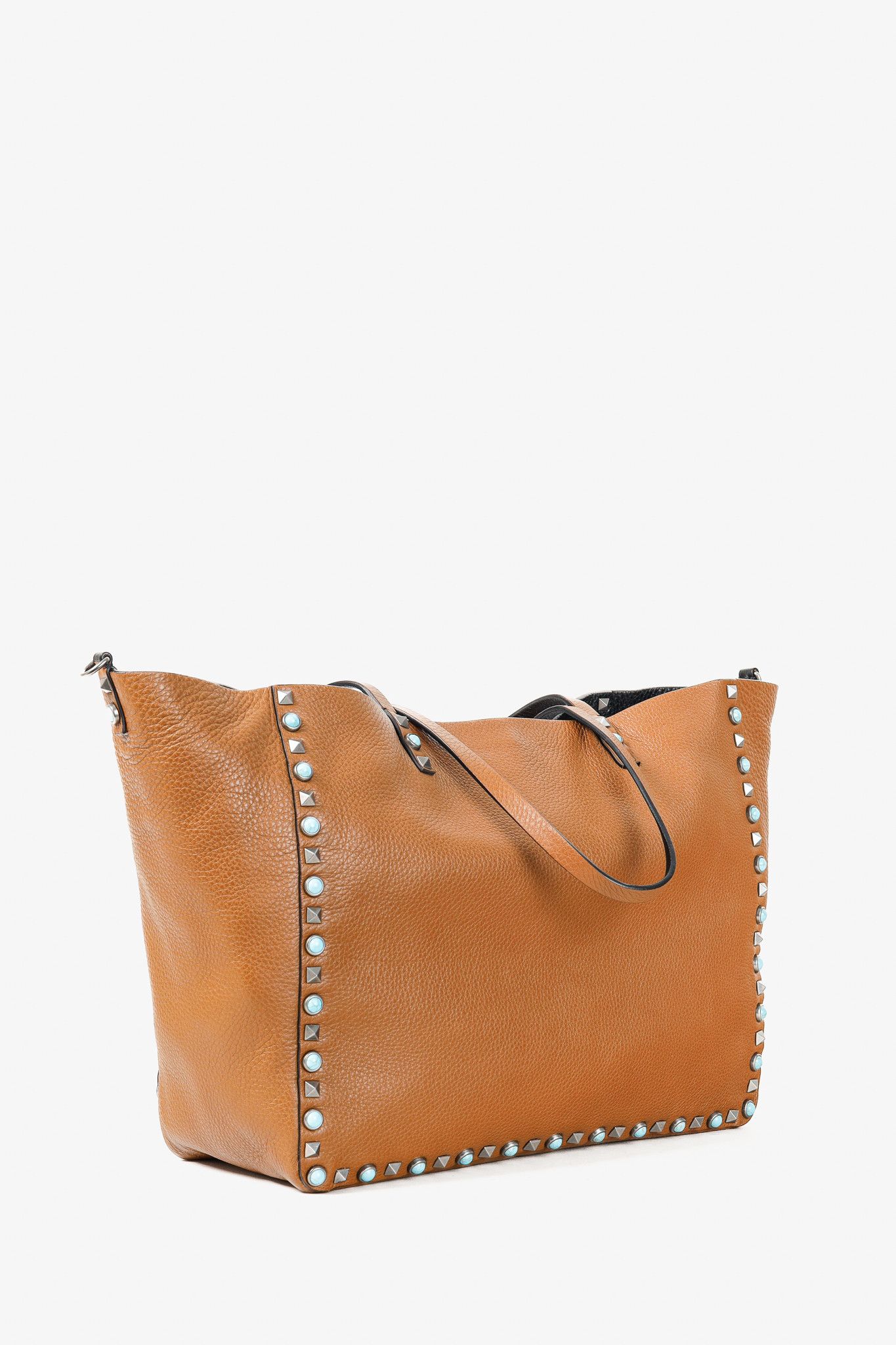 Valentino Valentino Garavani R/16 Reversible Studded Rockstud Tote Size ONE SIZE - 12 Thumbnail