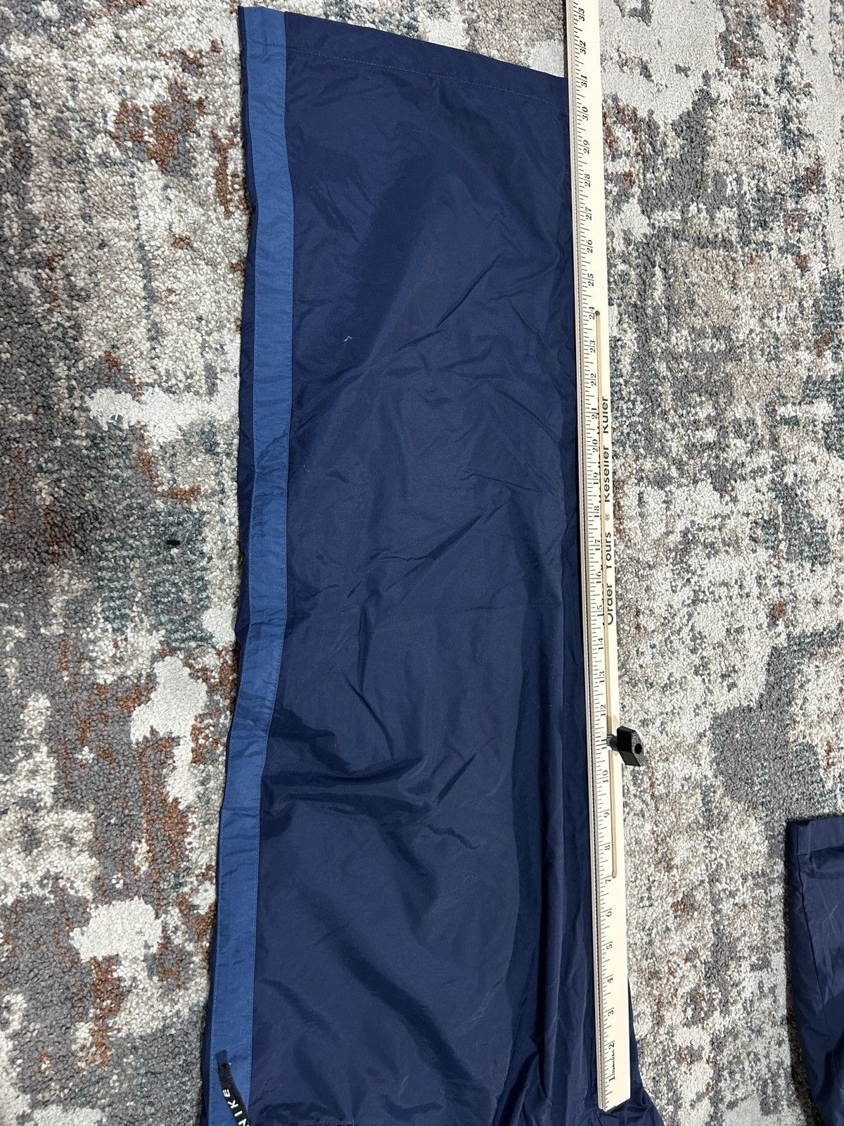 Nike Vintage Y2K Nike Navy Blue Wide Leg Track Pants Size US 32 / EU 48 - 9 Thumbnail