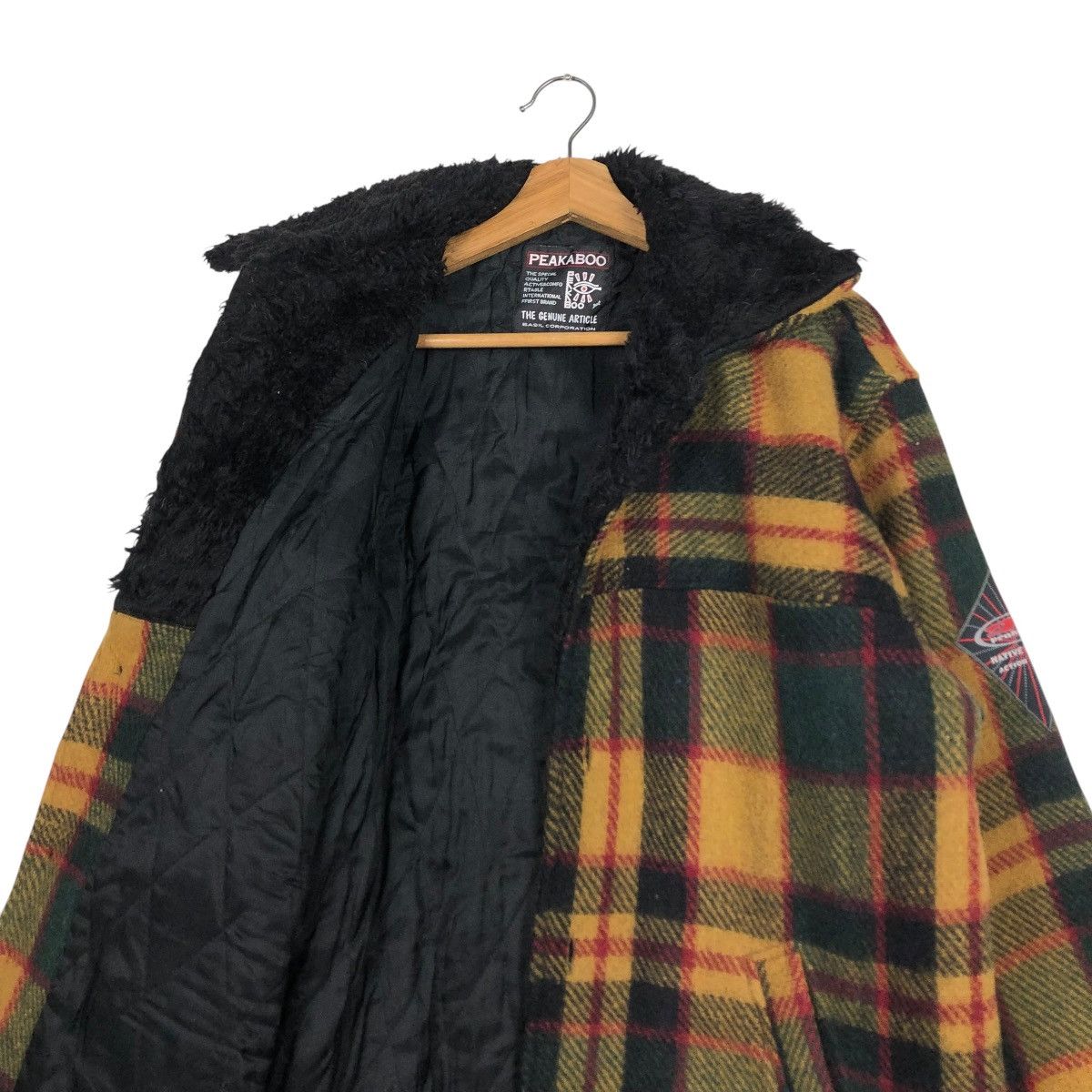 Japanese Brand 🔥VINTAGE WOOL CHORE JACKET PEAKABOO TARTAN ISSEY MIYAKE Size US L / EU 52-54 / 3 - 14 Thumbnail