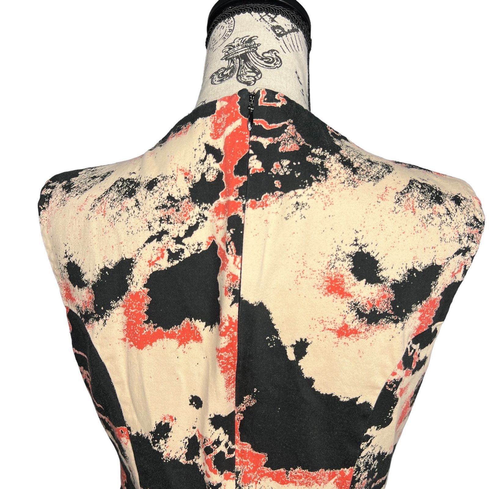 French Connection Splotch Patterned Sleeveless Pocketed Shift Dress Size M / US 6-8 / IT 42-44 - 5 Thumbnail