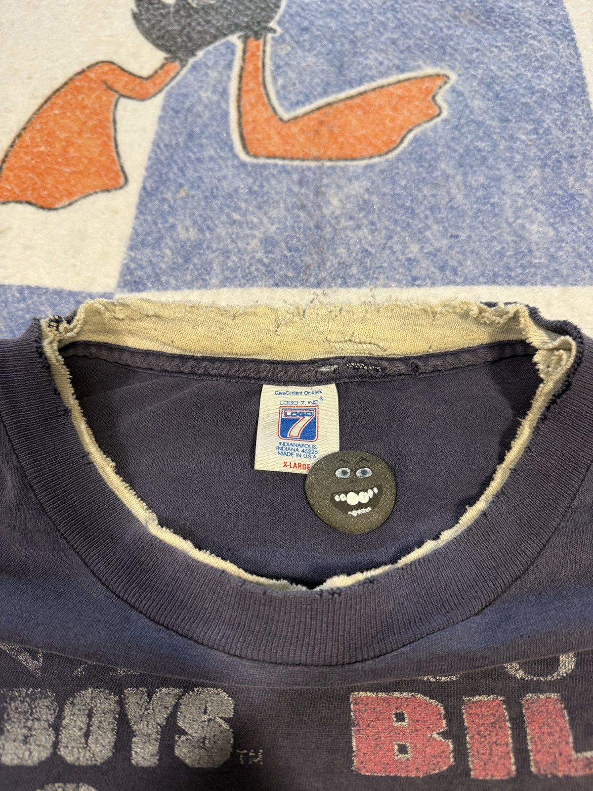 NFL Vintage thrashed dallas cowboys tee Size US XL / EU 56 / 4 - 4 Thumbnail