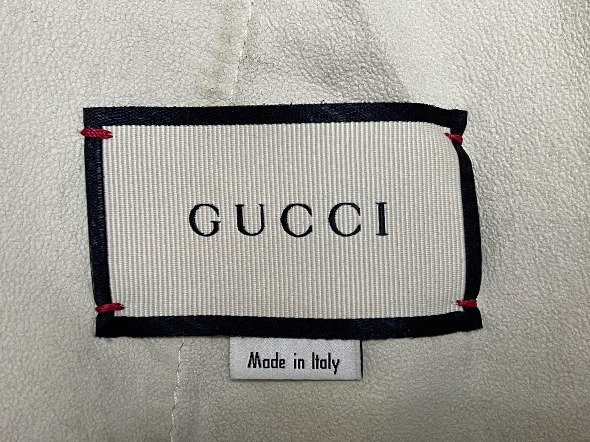 Gucci Gucci Influencer Leather Jacket Cream Men's 48 Size US M / EU 48-50 / 2 - 5 Thumbnail