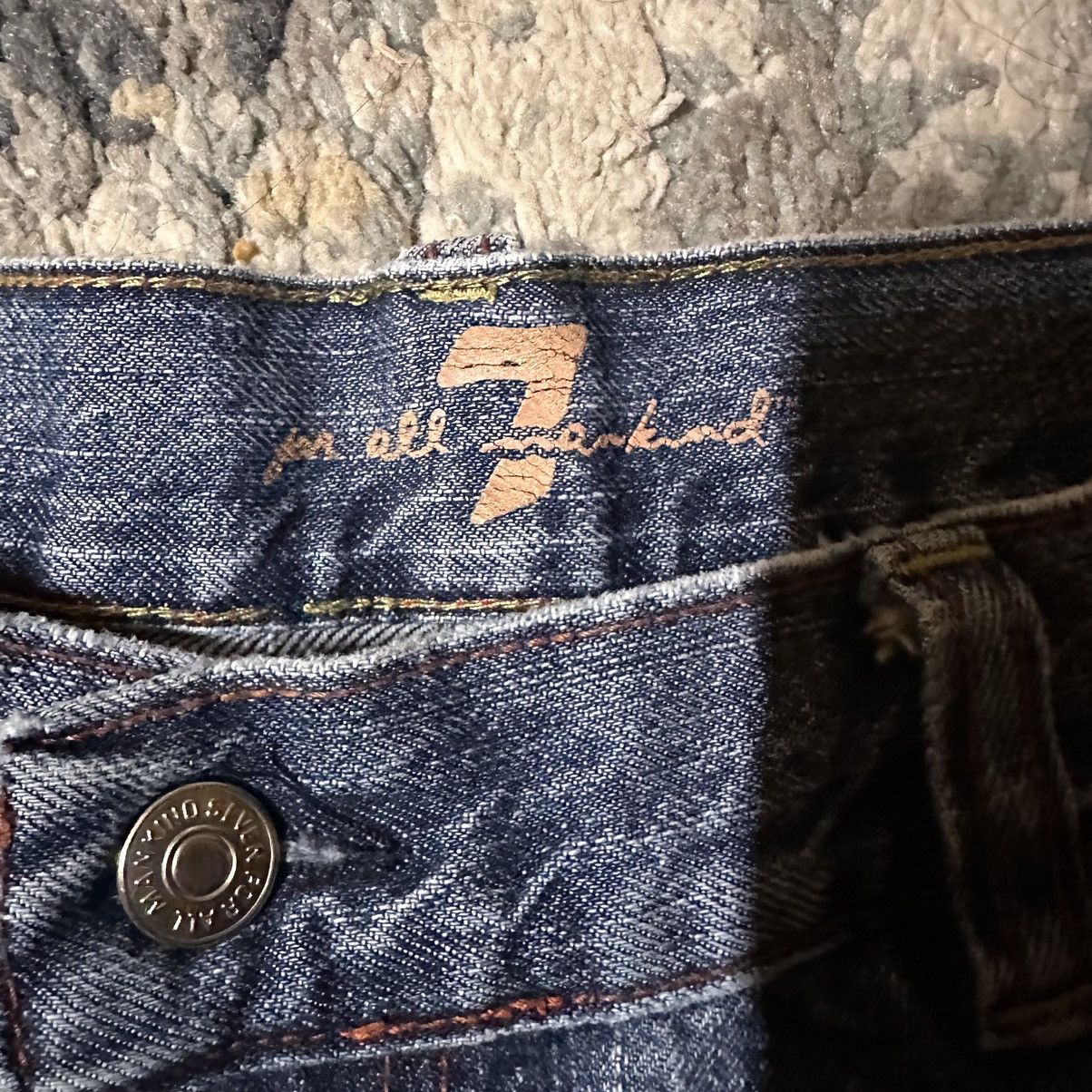 7 For All Mankind 7 for all mankind distressed denim Size US 38 / EU 54 - 2 Thumbnail