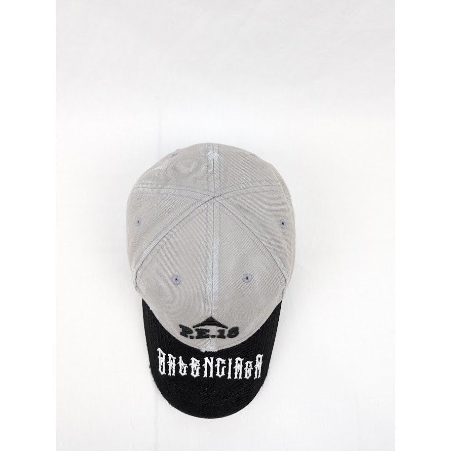 Balenciaga o1rshd1 Size: L / P.E 18 Black Logo Cap / Hat in Beige/Black Size ONE SIZE - 7 Thumbnail