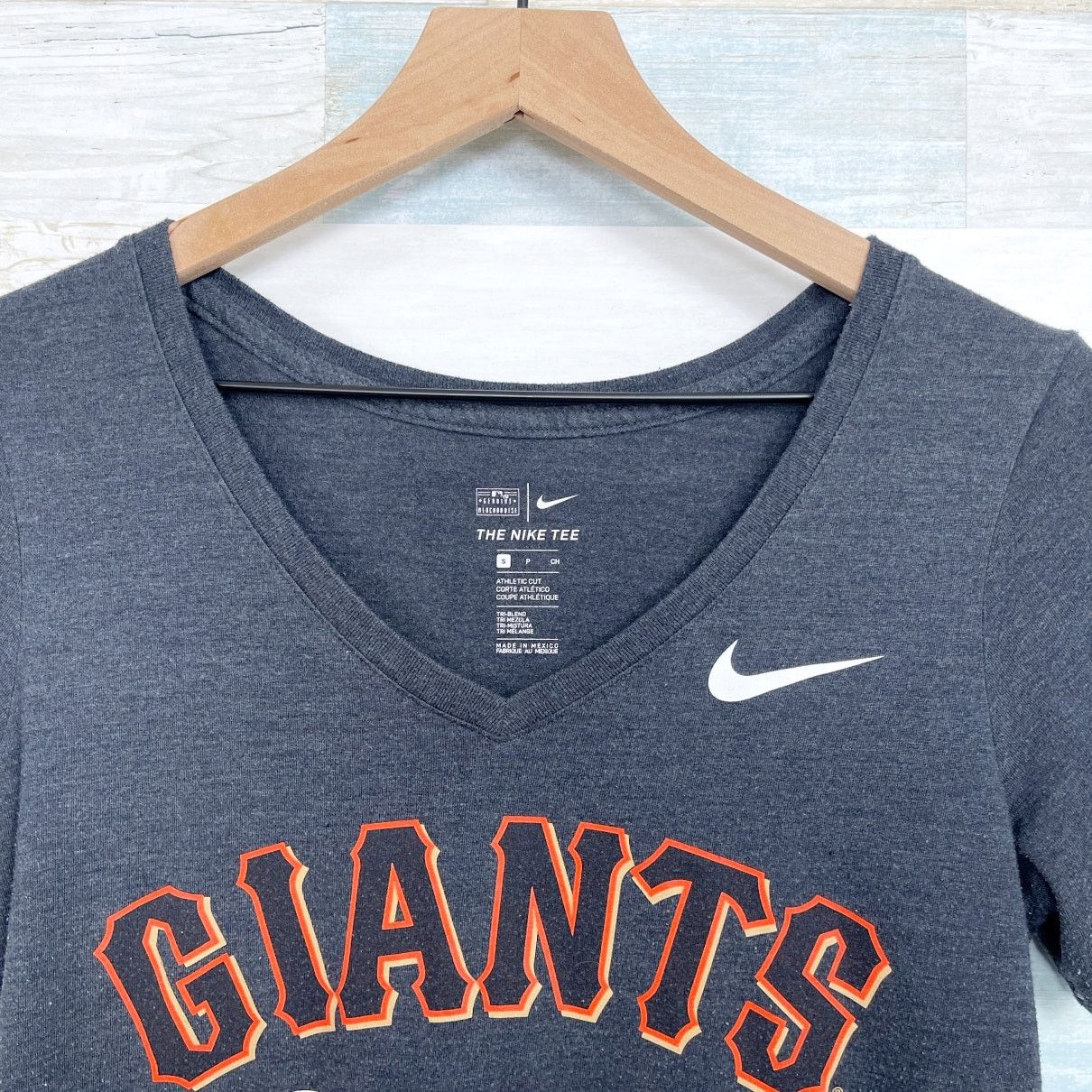 Nike San Franscisco Giants Nike Tee Gray MLB Womens Medium Size S / US 4 / IT 40 - 2 Thumbnail