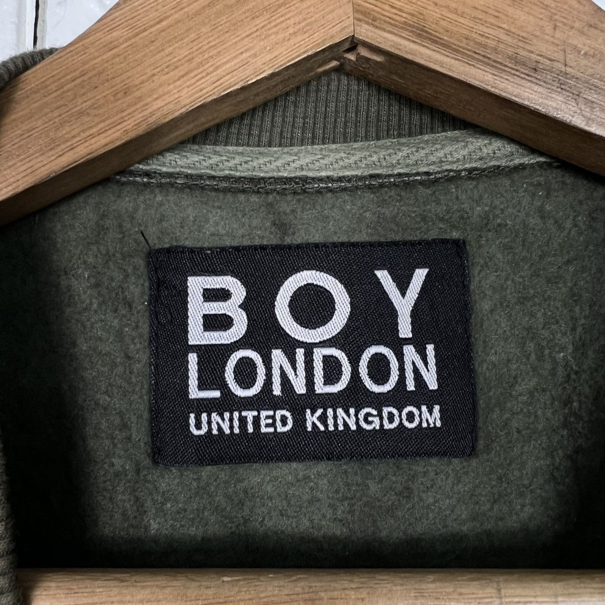 Boy London BOY LONDON Big Logo Khaki Crewneck Sweatshirt #4007-C182 Size US L / EU 52-54 / 3 - 11 Thumbnail