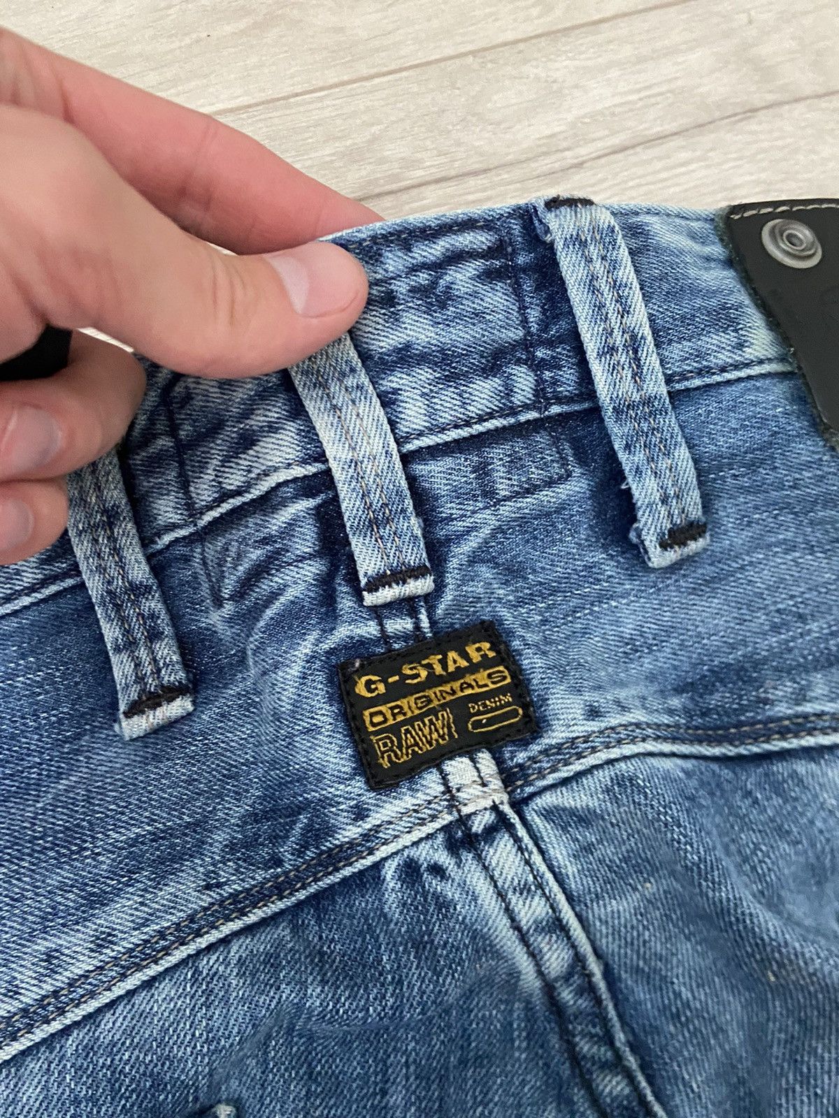 G-Star × Vintage G Star Raw Cargo Pants Denim Jeans Y2K style Size US 33 - 6 Thumbnail