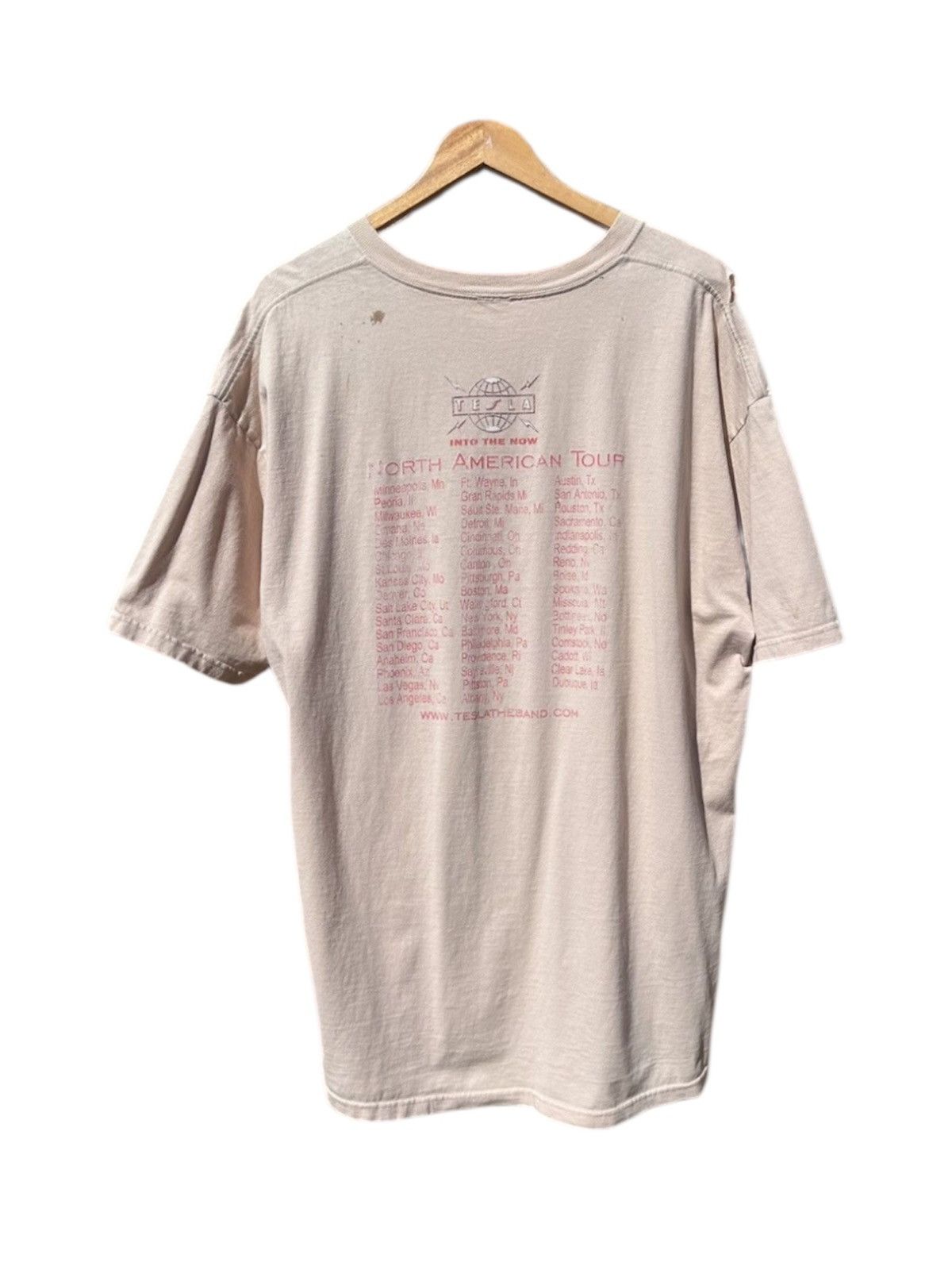 Band Tees 2000’s Tesla North American Tour Tee Distressed Size US XXL / EU 58 / 5 - 2 Thumbnail