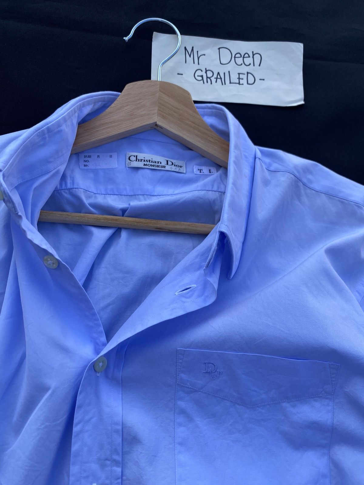 Christian Dior Monsieur Rare Vintage 90s Christian Dior Longsleeve Buttons Shirt Size US L / EU 52-54 / 3 - 9 Thumbnail
