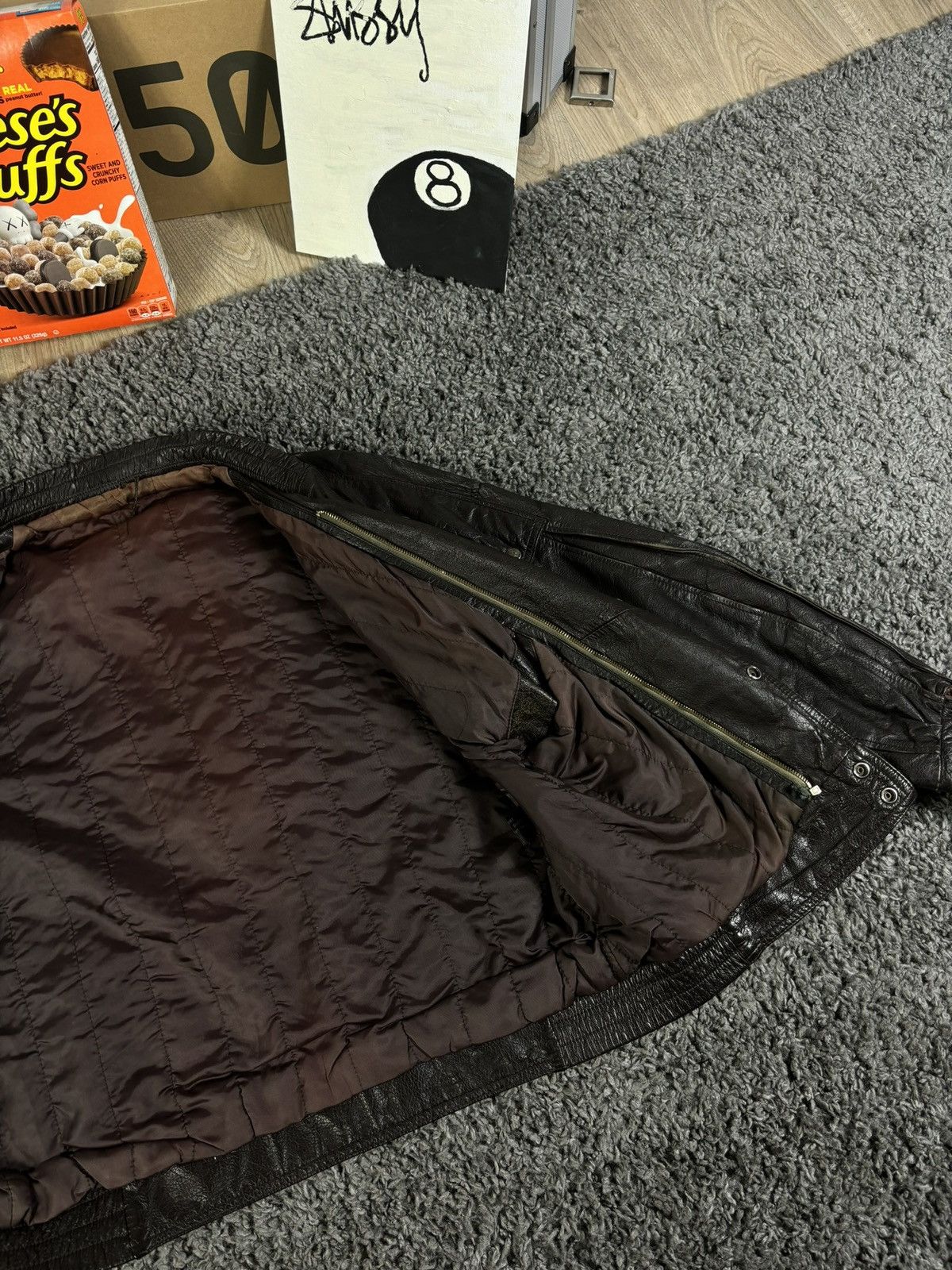 Vintage Vintage Real Leather Asymmetrical Motorcycle Jacket Black Size US L / EU 52-54 / 3 - 10 Thumbnail
