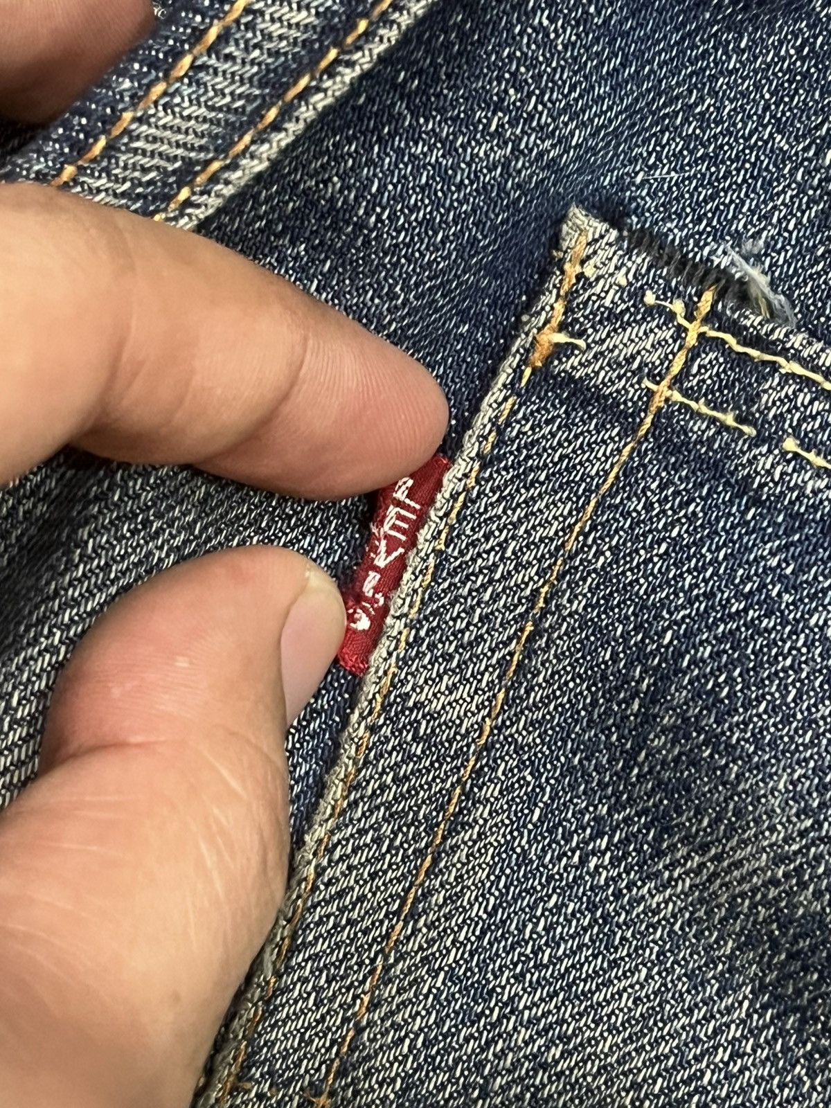 Levi's Vintage Clothing ⚡️Selvedge⚡️Vintage Levi’s 501 LVC Big E Blue Faded Wash Jeans Size US 32 / EU 48 - 11 Thumbnail