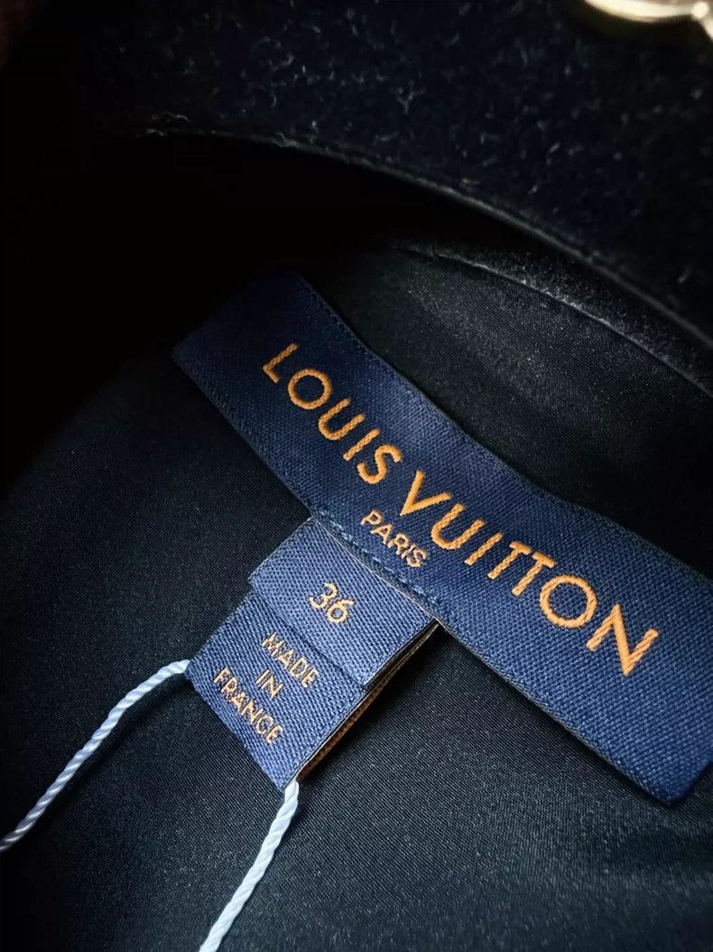 Louis Vuitton LOUIS VUITTON Black khaki monogrammed zip jacket 2504-Nexta Size XS / US 0-2 / IT 36-38 - 4 Thumbnail