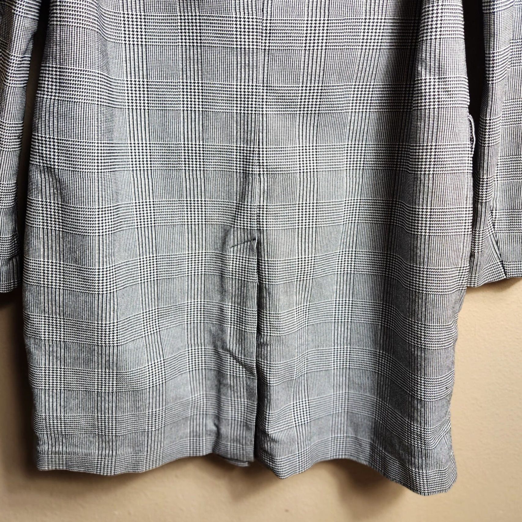 Adrianna Papell Adrianna Papell Womens Glen Plaid/Houndstooth Long Topper Jacket-Size M Size M / US 6-8 / IT 42-44 - 5 Thumbnail