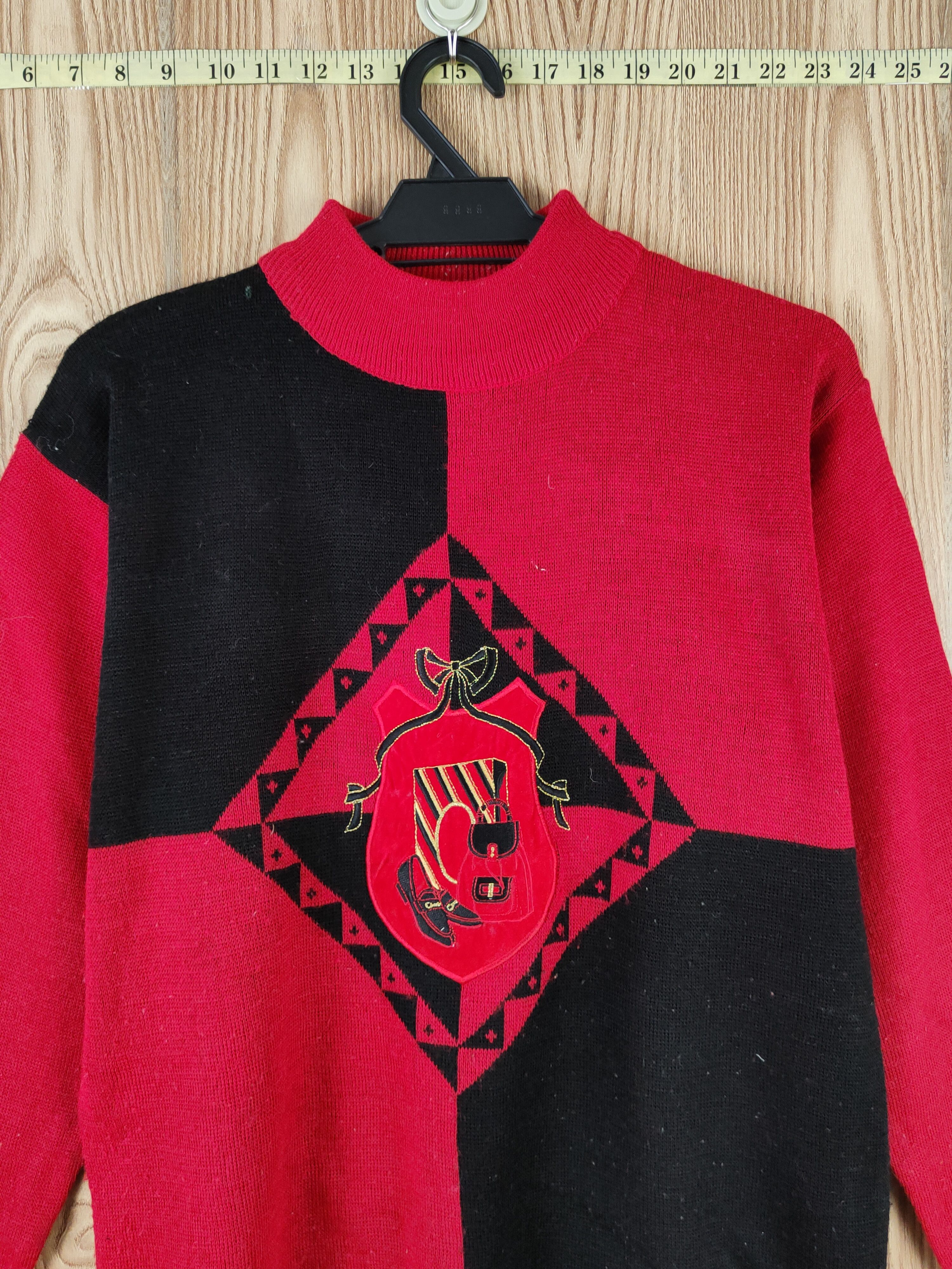 Japanese Brand × Vintage Marulinne Red Knitwear Sweatshirts #W126 Size M / US 6-8 / IT 42-44 - 2 Thumbnail