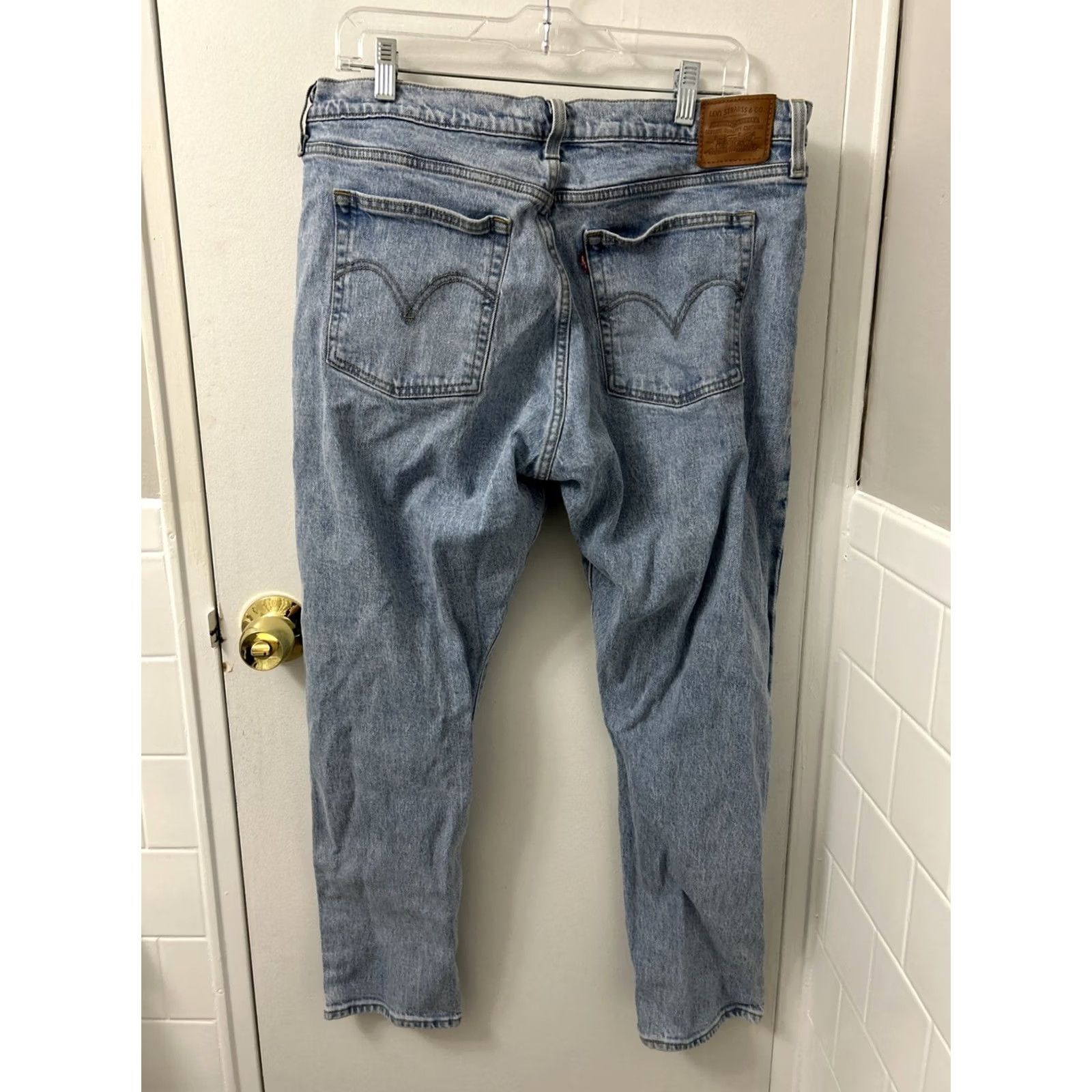 Levi's VINTAGE Levi's Premium Jeans Womens 33x27 Blue Wedgie Denim Straight Fit Button Zip Regular 5-Pocket Embroidered Stretch Retro Mens? Wait. Size 24" / US 00 / IT 34 - 5 Thumbnail