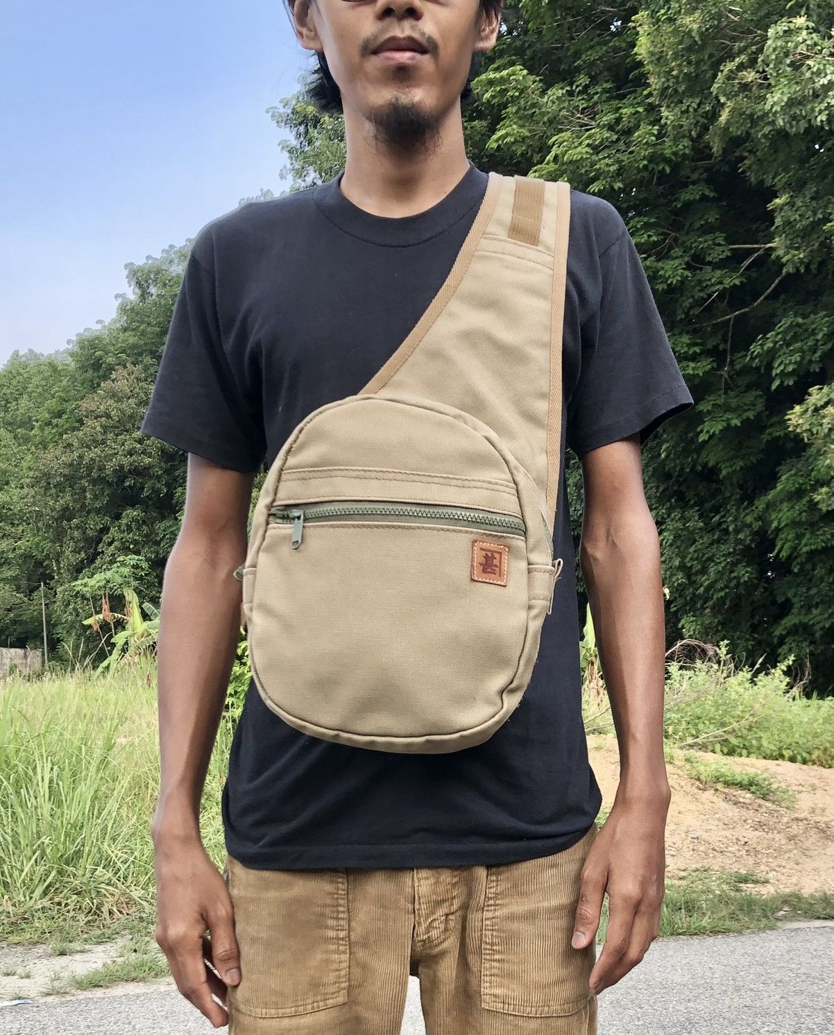 Japanese Brand HARD CANVAS CROSSBODYBAG Y2K STYLE Size ONE SIZE - 1 Thumbnail