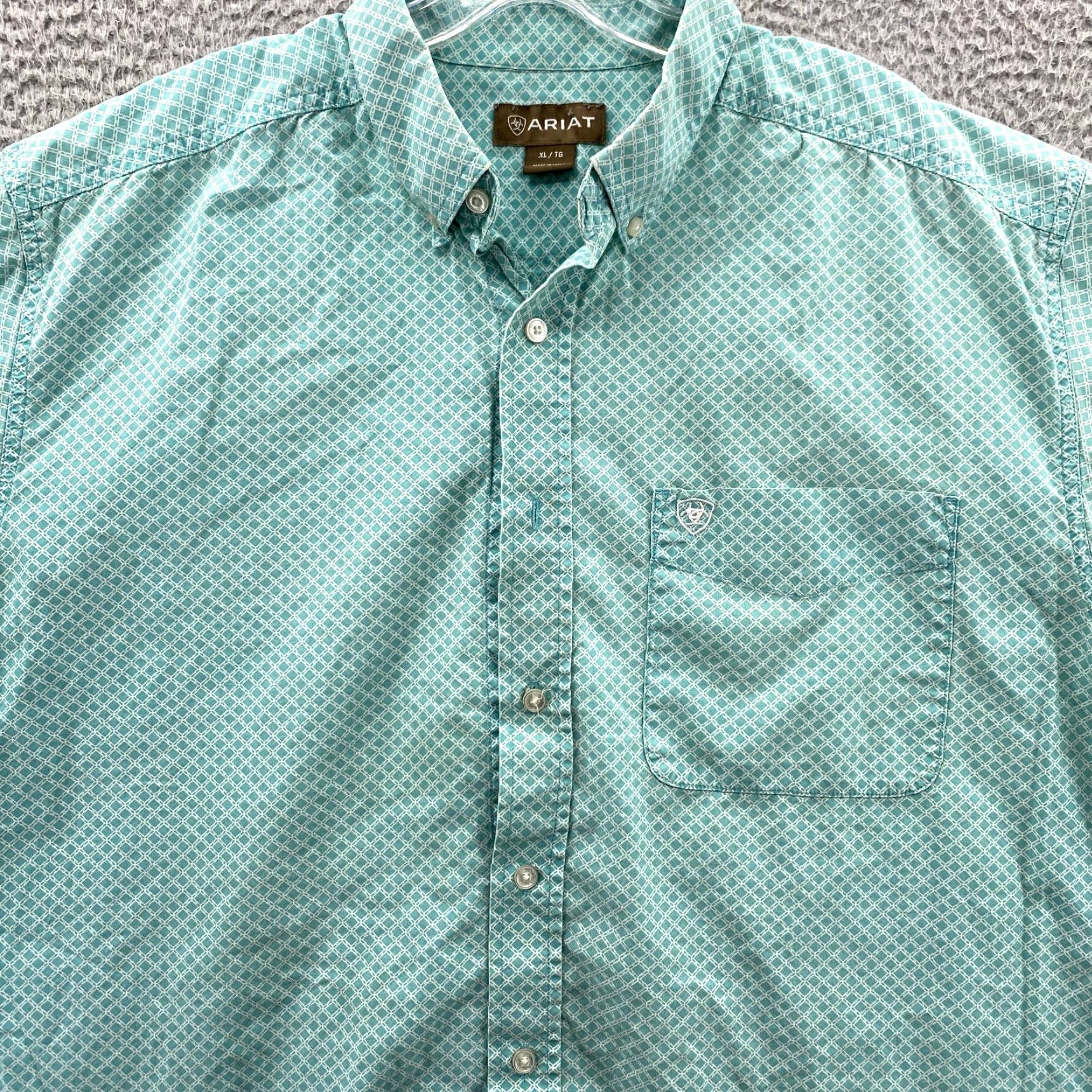 Ariat Ariat Shirt Men's XL Blue Pearl Snap Western Core Cowboy Y2k Rodeo Workwear Shirt Size US XL / EU 56 / 4 - 3 Thumbnail