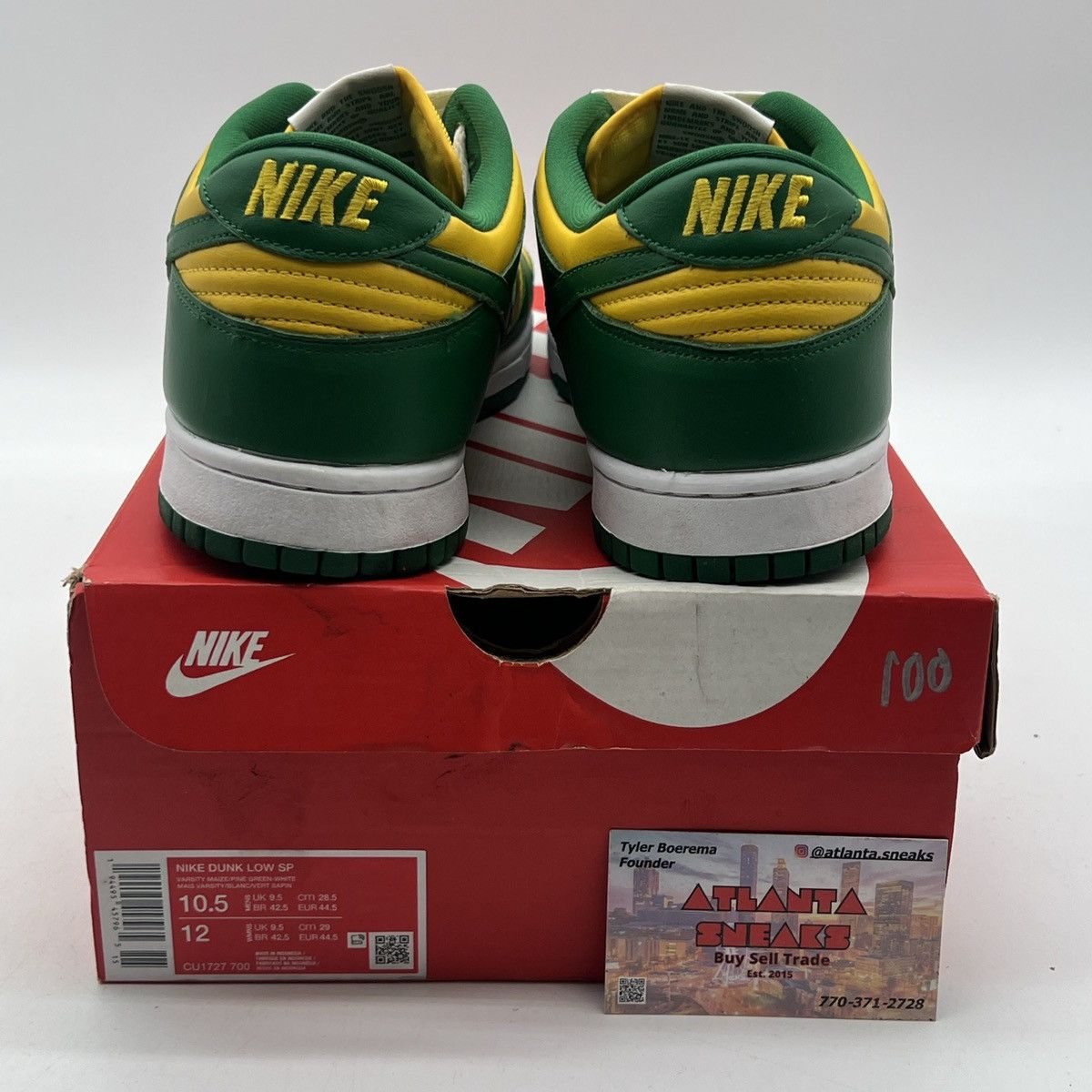 Nike Nike dunk low Brazil Size US 10.5 / EU 43-44 - 3 Thumbnail