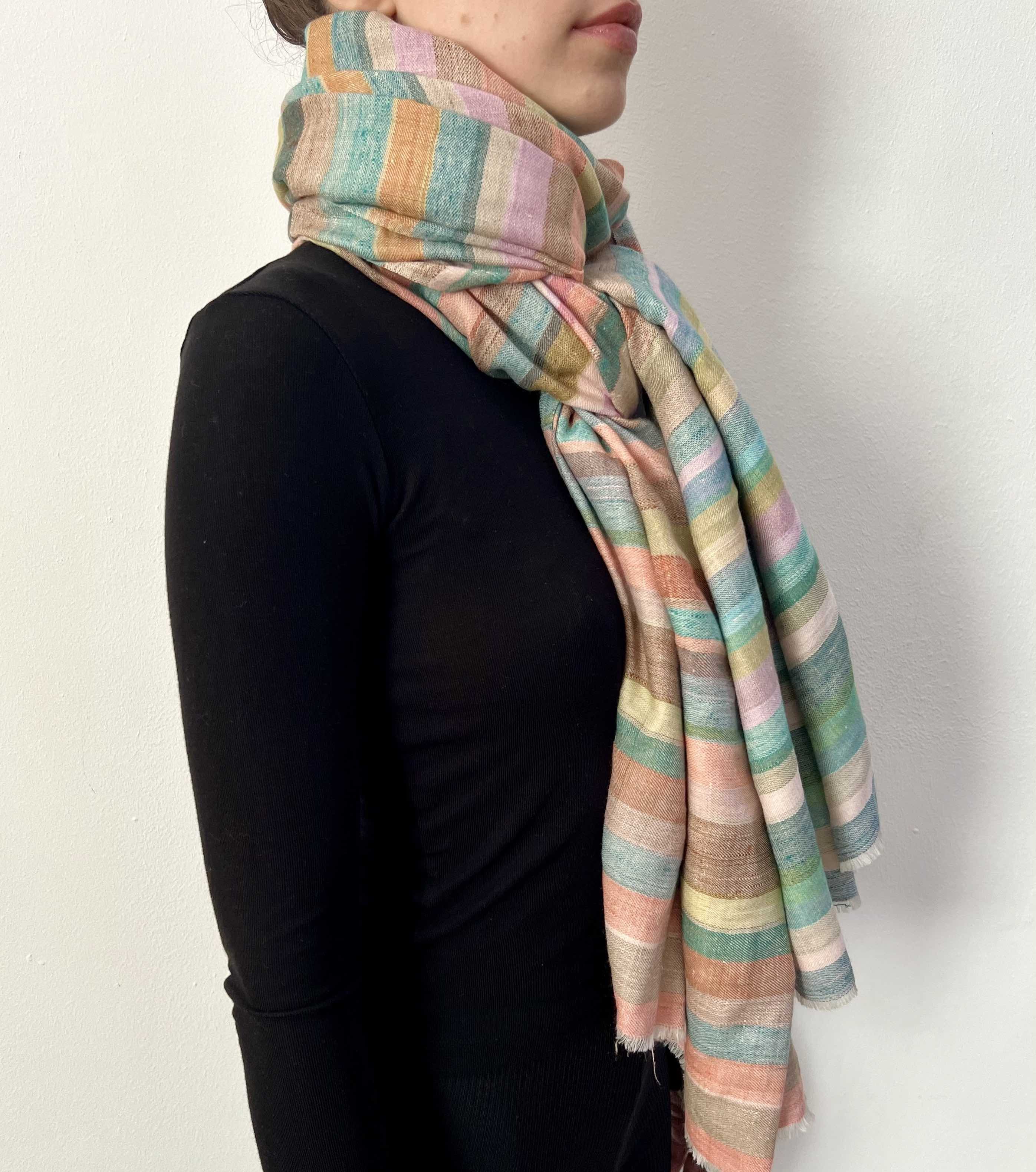 Other Handwoven Cashmere UNISEX Scarf Size ONE SIZE - 3 Thumbnail