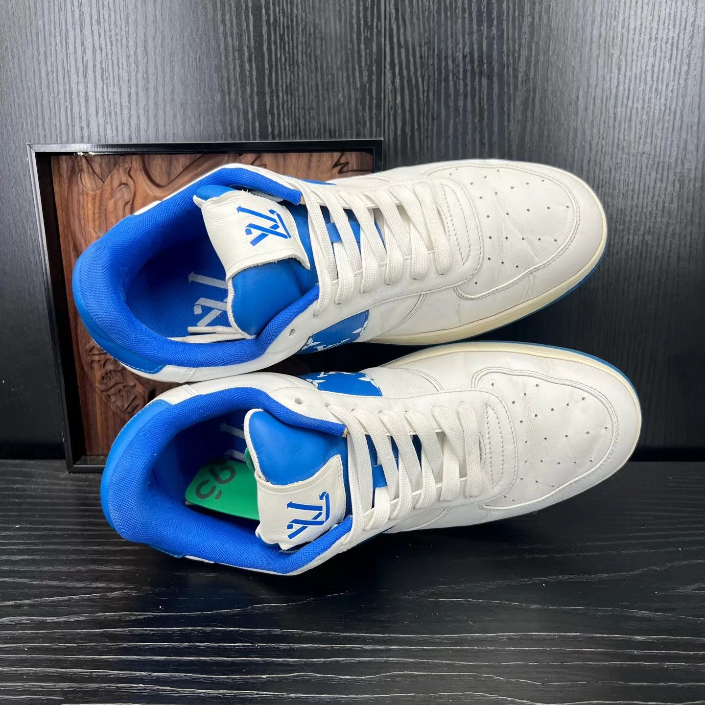 Louis Vuitton LV Rivoli White & Blue Sneaker US 6.5 / EU 40.5 New Size US 7.5 / EU 40-41 - 2 Thumbnail