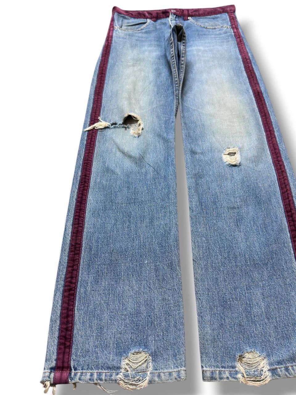 Undercover Vintage Undercover For Rebels Red Essence Faded Denim Size US 30 / EU 46 - 3 Thumbnail