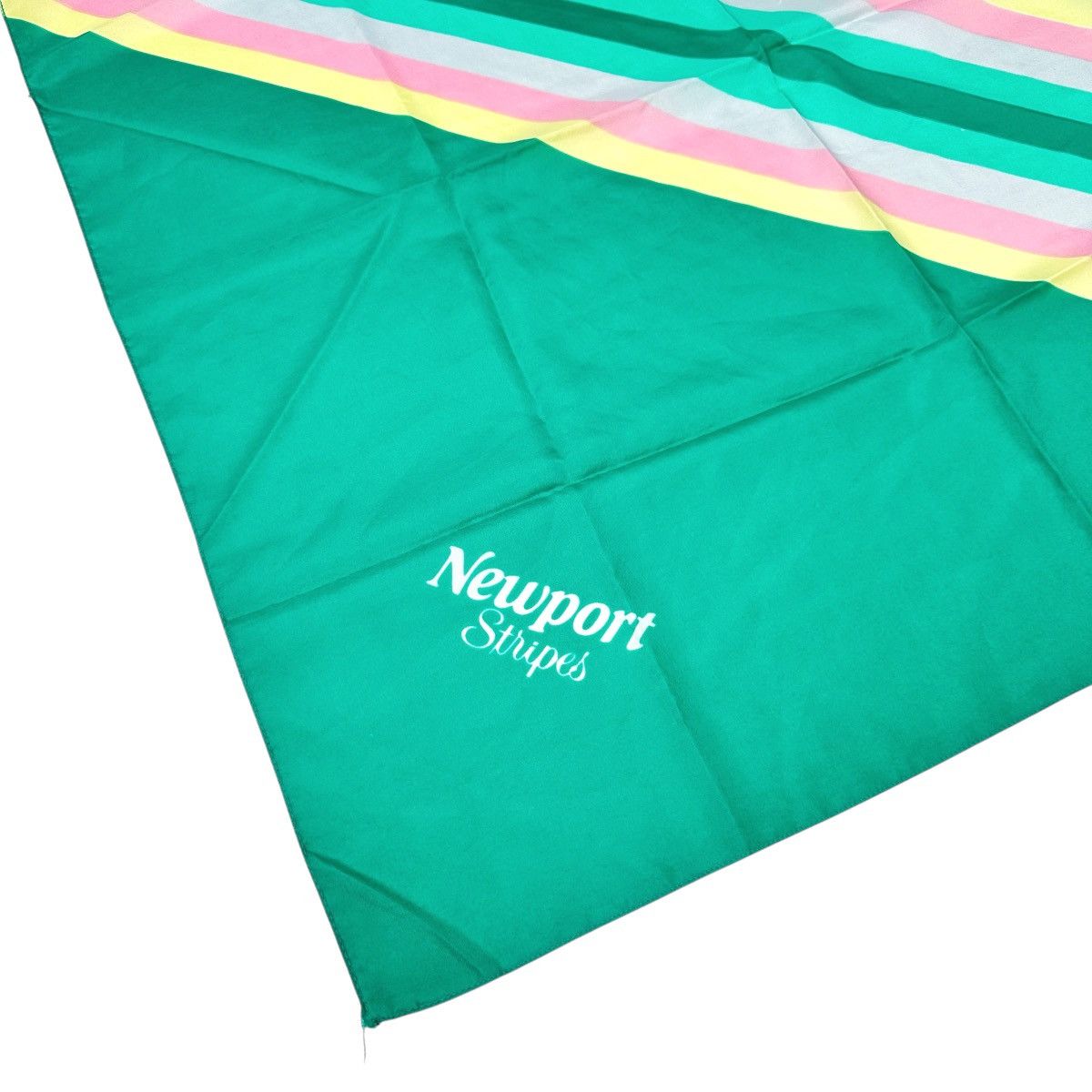 Vintage Vintage 80s Newport Stripes Cigarette Scarf Wrap Pastel Size ONE SIZE - 2 Thumbnail