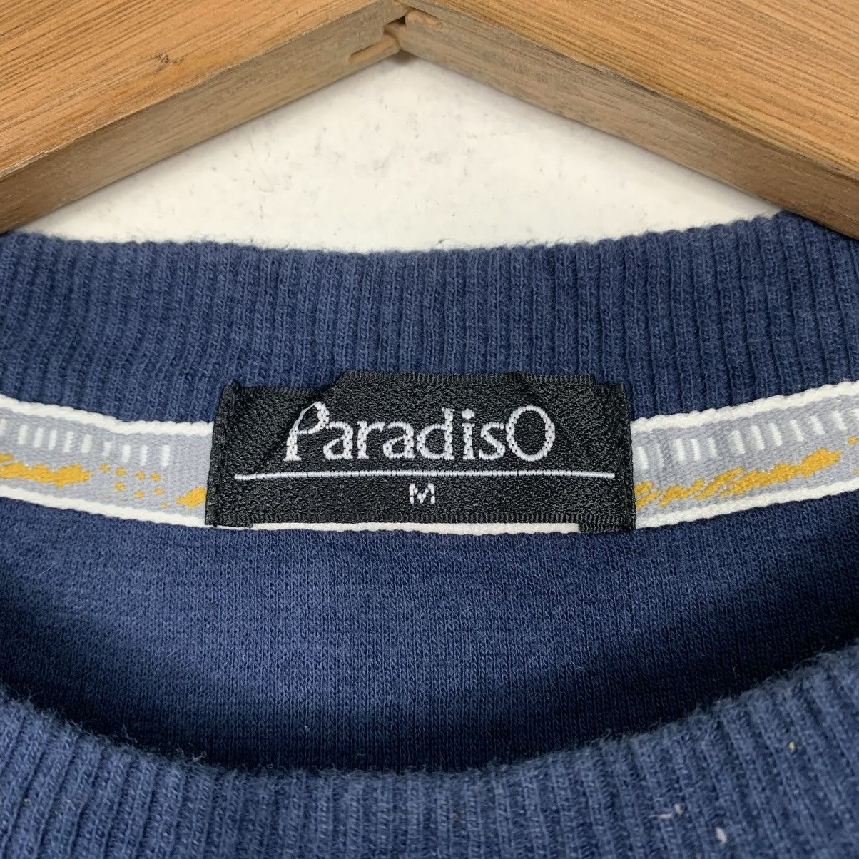 Japanese Brand Japanese Brand Paradiso Big Logo Crewneck Sweatshirt Size US M / EU 48-50 / 2 - 11 Thumbnail