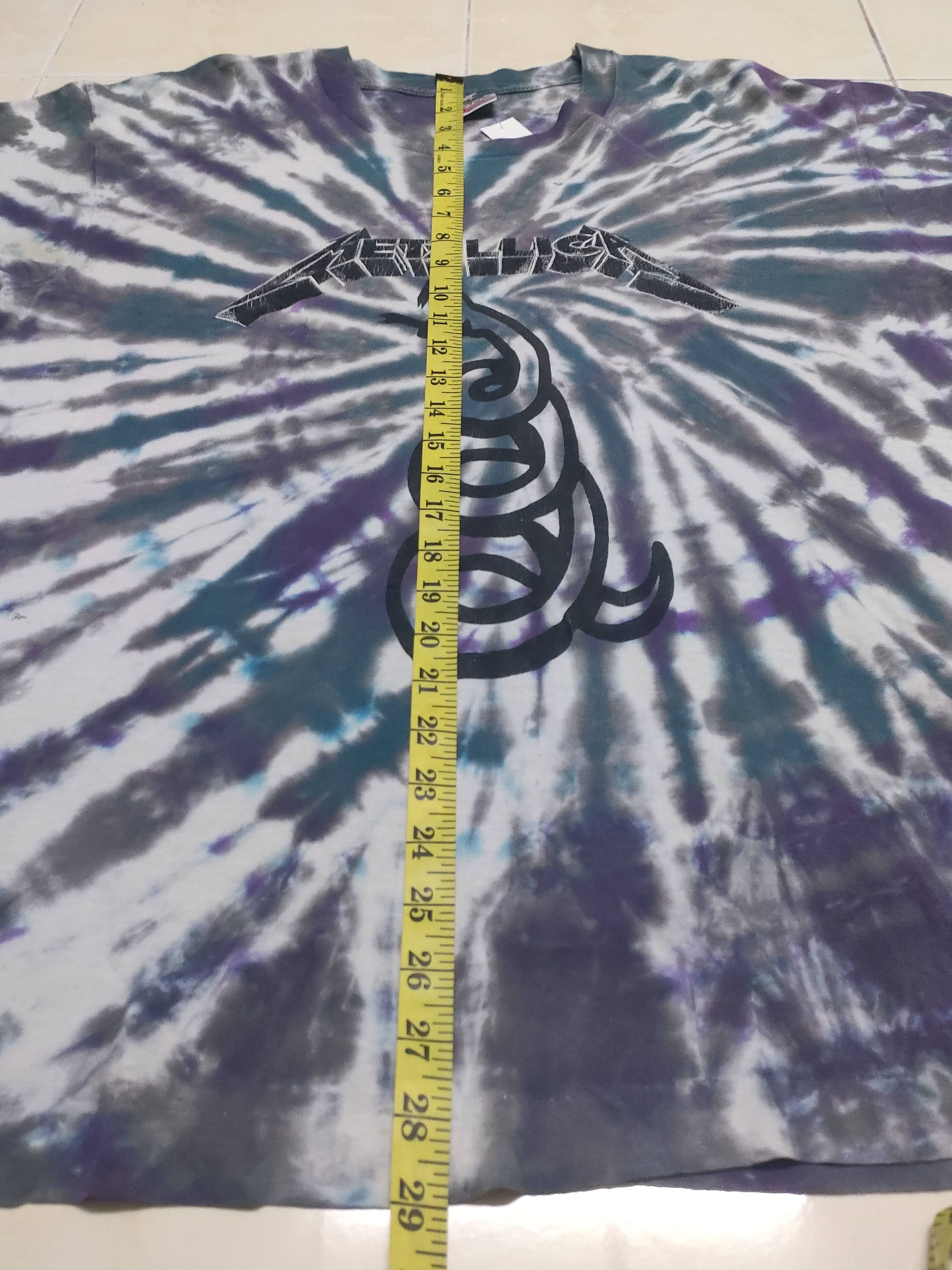 Band Tees × Vintage Vintage Metallica Music Roc Tour Tee Size US L / EU 52-54 / 3 - 8 Thumbnail