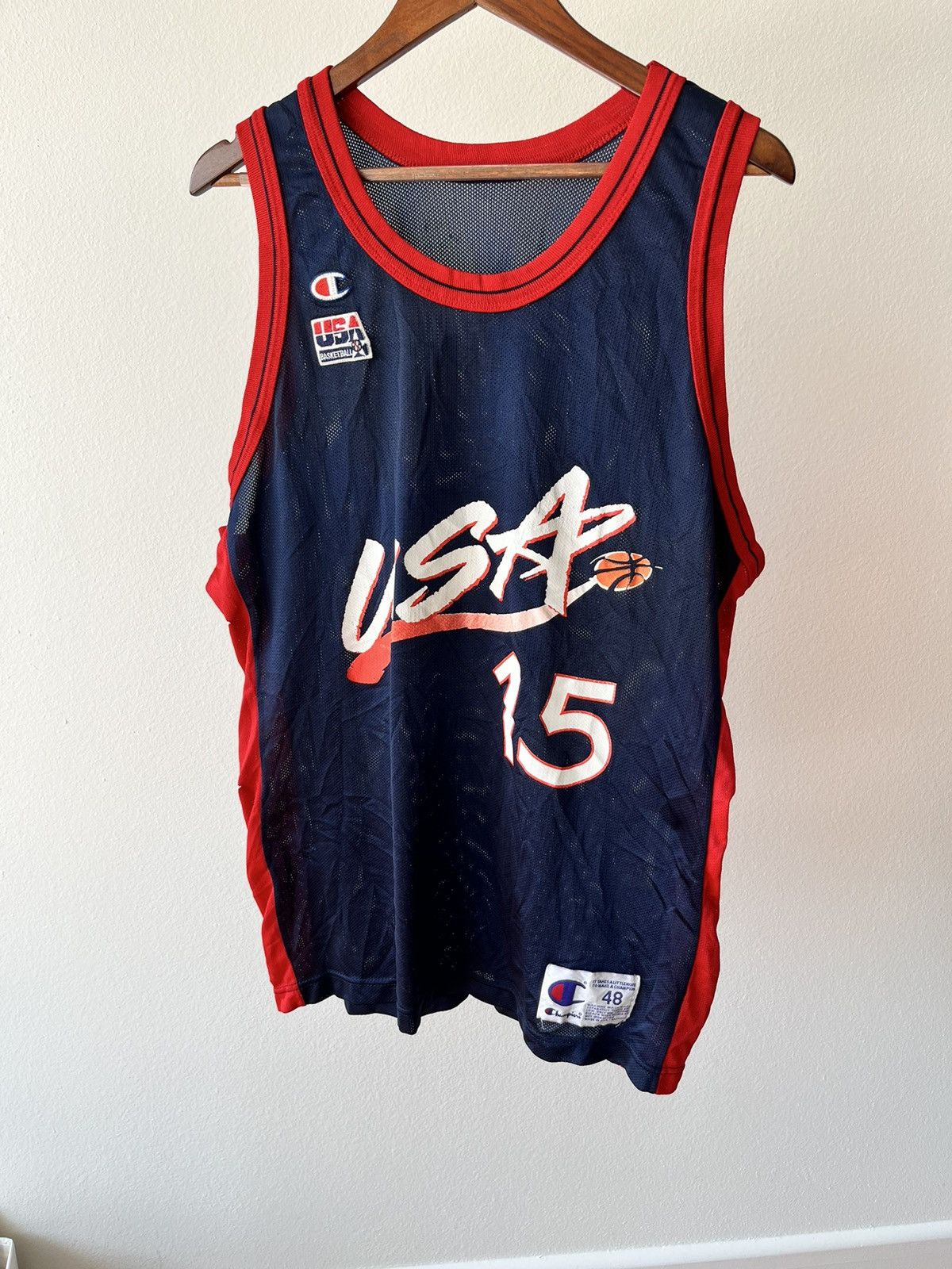 Champion × USA Olympics Hakeem Olajuwon USA Olympic Jersey Size US M / EU 48-50 / 2 - 10 Thumbnail