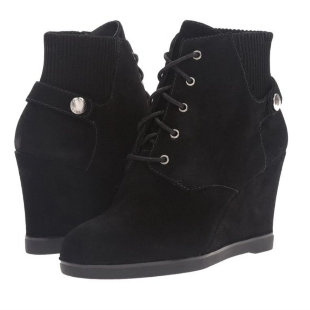 Michael Kors Michael Michael Kors Carrigan leather wedge ankle boots sz 7 Size US 7 / IT 37 - 1 Thumbnail