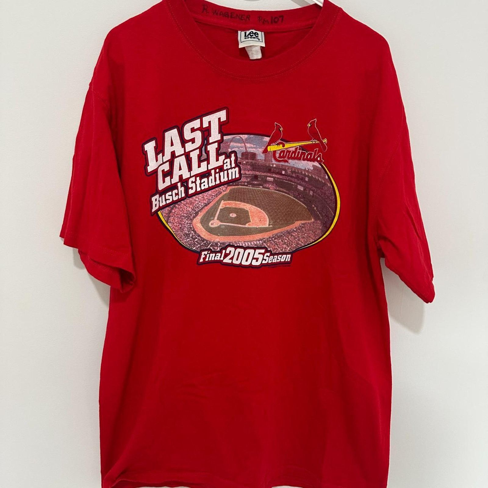 Lee × MLB × Vintage Vintage 2005 Cardinals Busch Stadium T-Shirt - Large Size US L / EU 52-54 / 3 - 1 Thumbnail